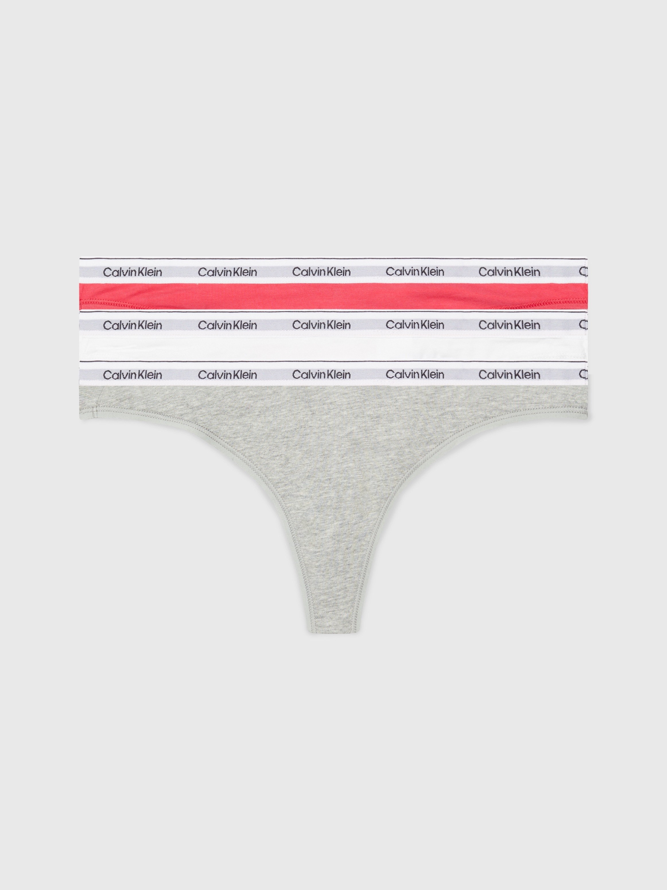 Calvin Klein Underwear Tanga »3 PACK THONG (LOW-RISE)«, (Packung, 3 St., 3er-Pack), mit Logobund im Sale-Calvin Klein underwear 1