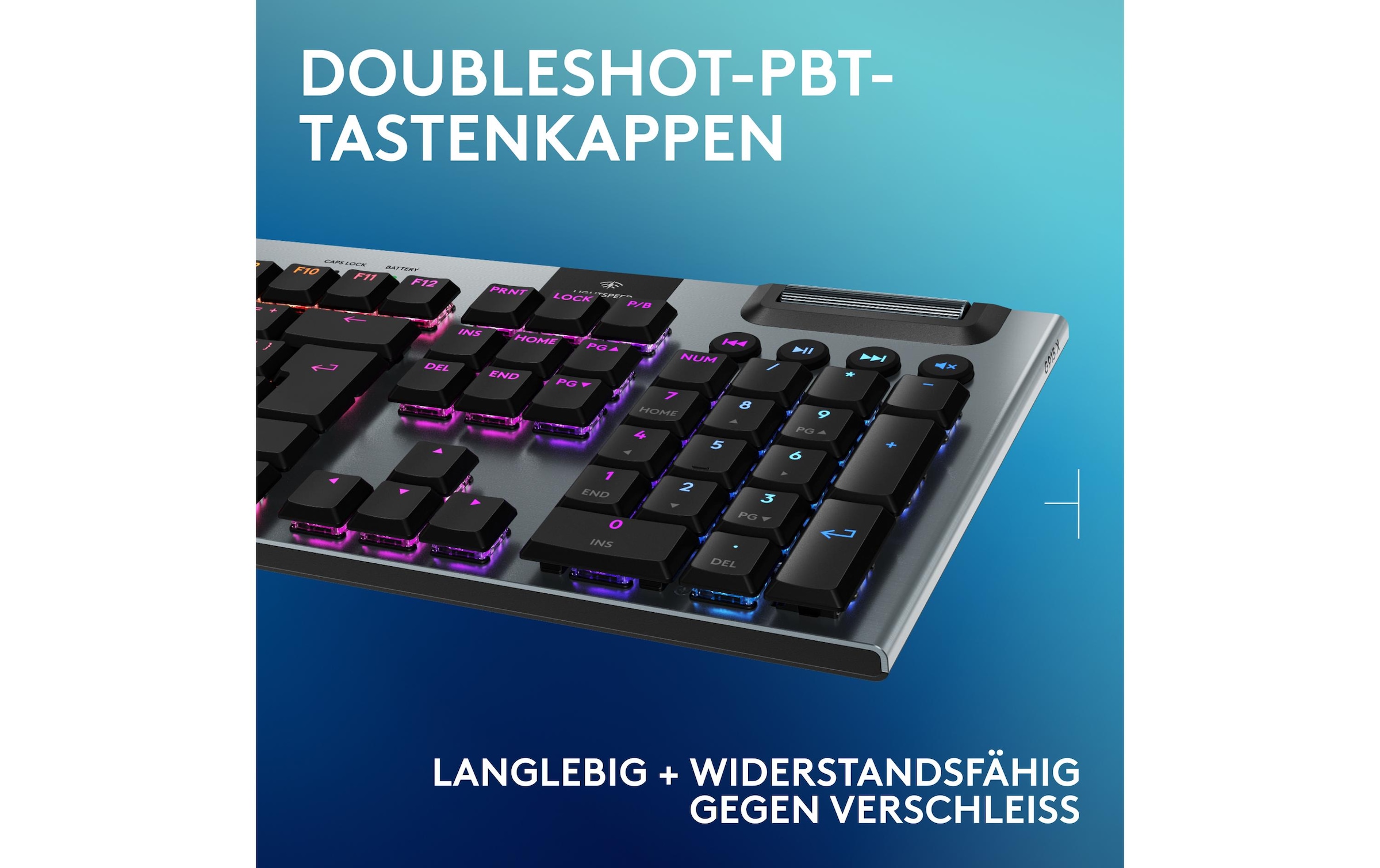 Logitech Gaming-Tastatur »G915 X Lightspeed GL Tactile«, (Ziffernblock)