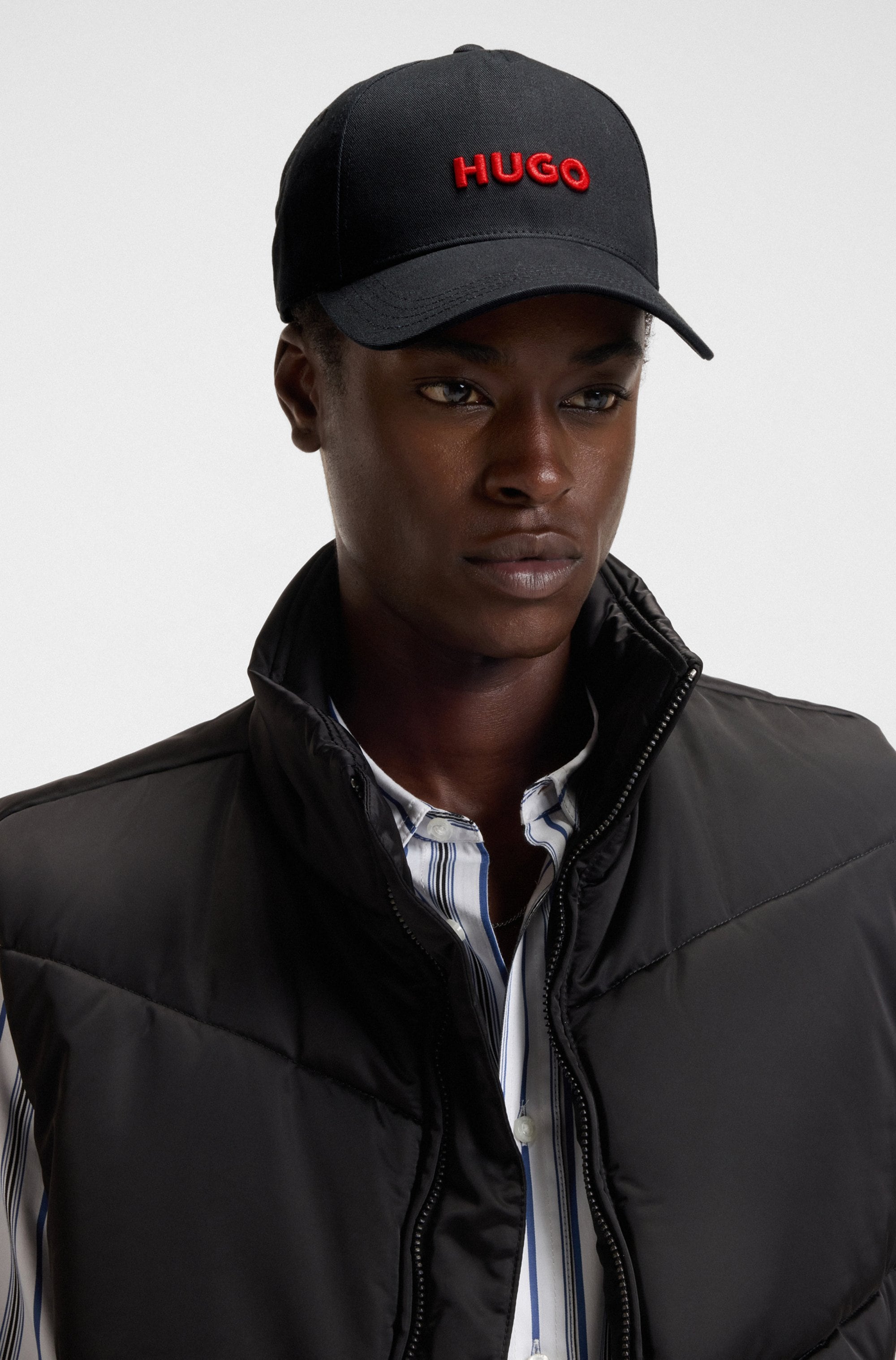 HUGO Casquette de baseball mit 3D Logostickerei, verstellbarer Verschluss, unisex