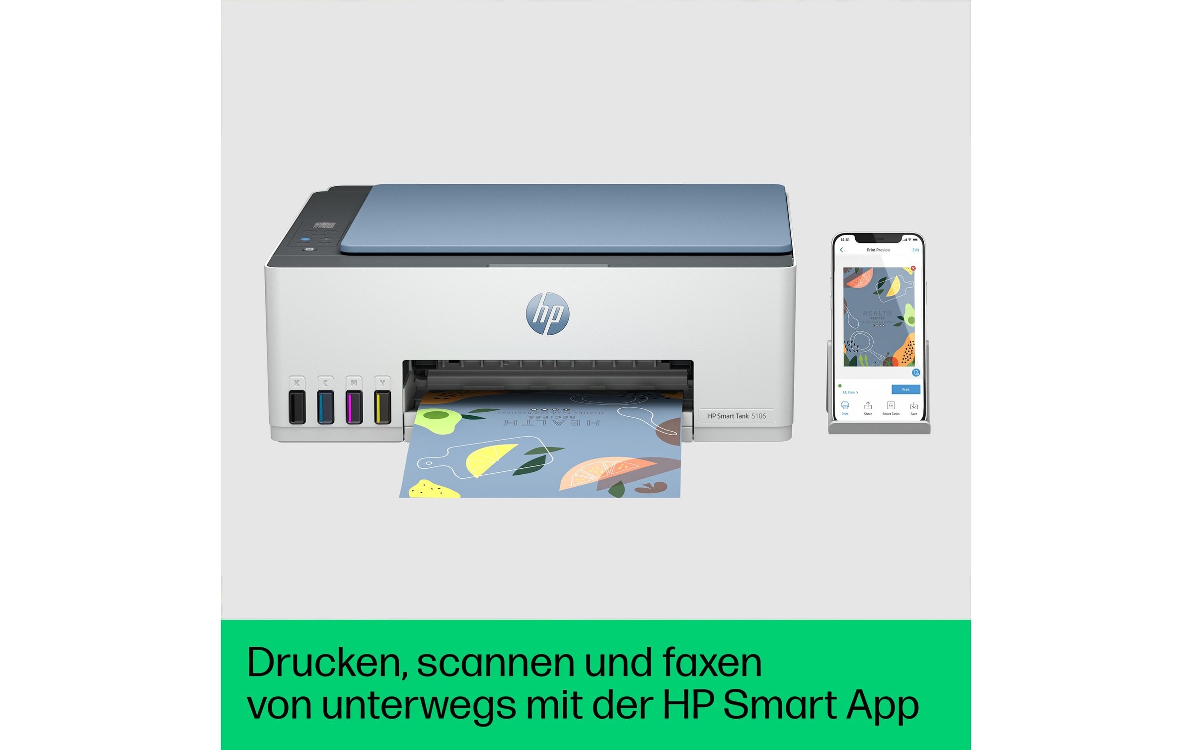 HP Imprimante jet d'encre »Smart Tank 5106«