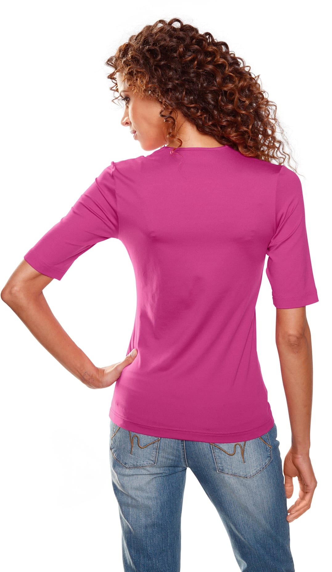 heine V-Shirt »V-Shirt«, (1 tlg.)