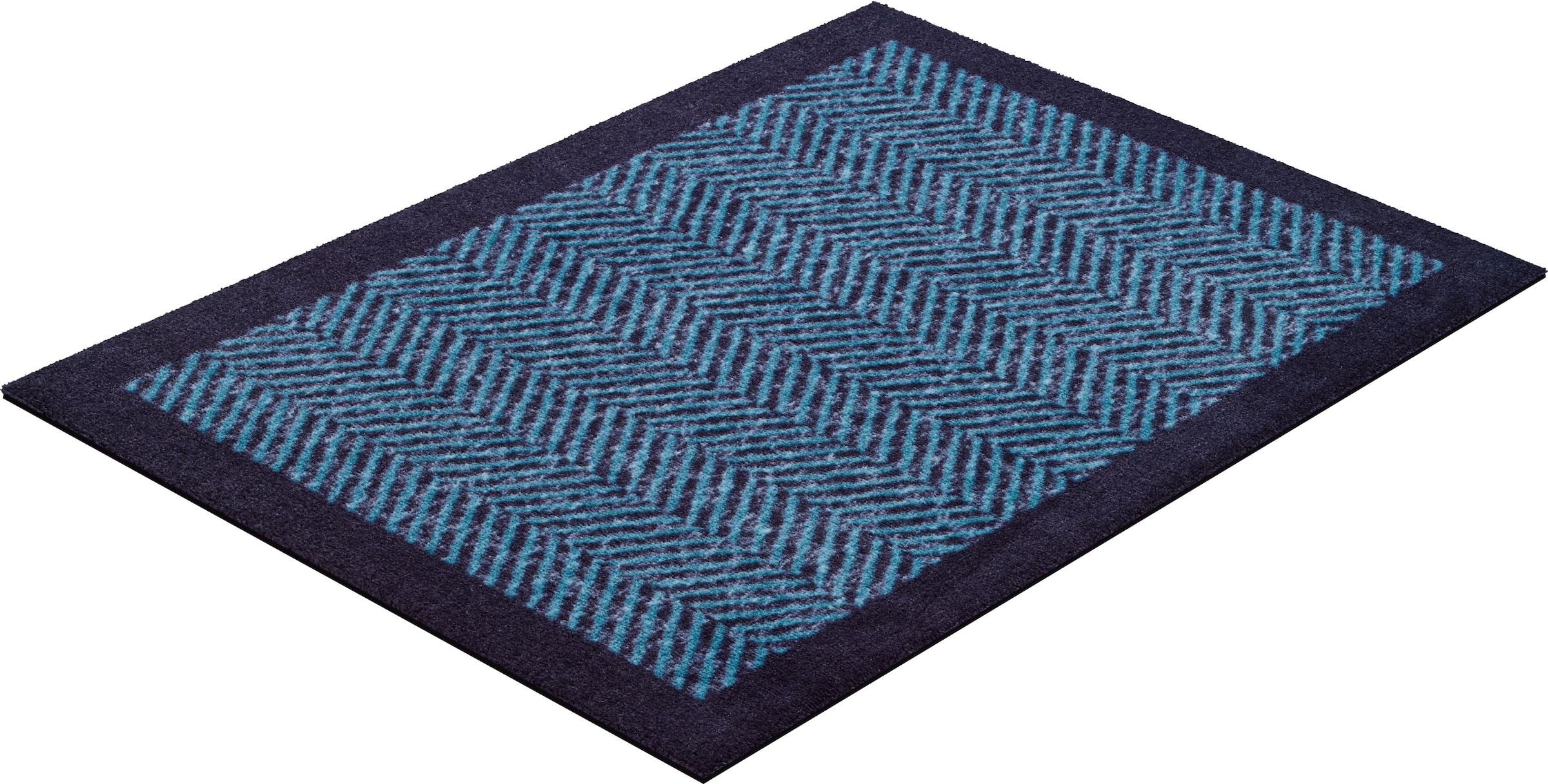 Teppich »Herringbone«, rechteckig, In- und Outdoor geeignet, mit Bordüre