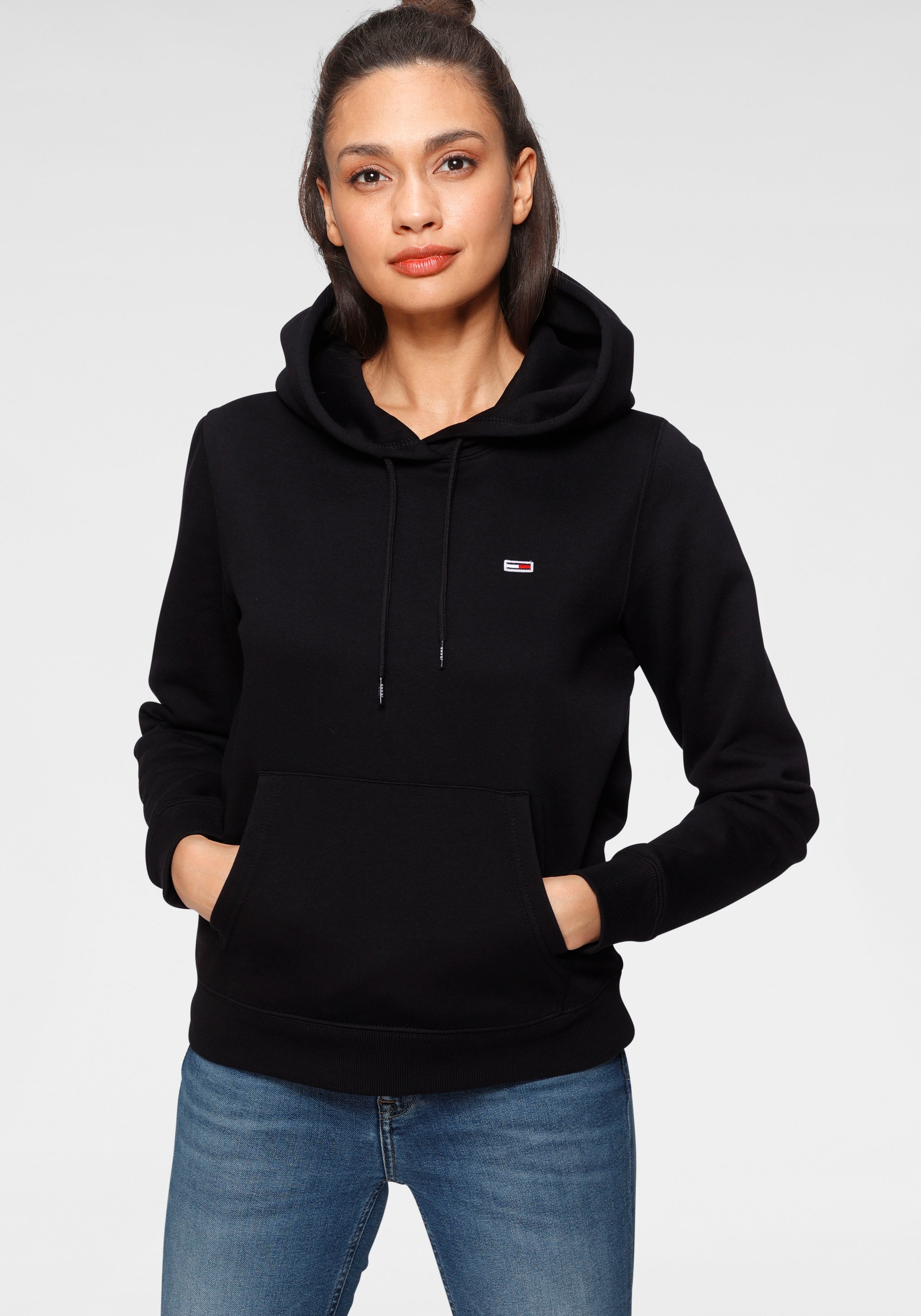 Image of Tommy Jeans Kapuzensweatshirt »TJW REGULAR FLEECE HOODIE«, mit Tommy Jeans Logo-Flag bei Ackermann Versand Schweiz