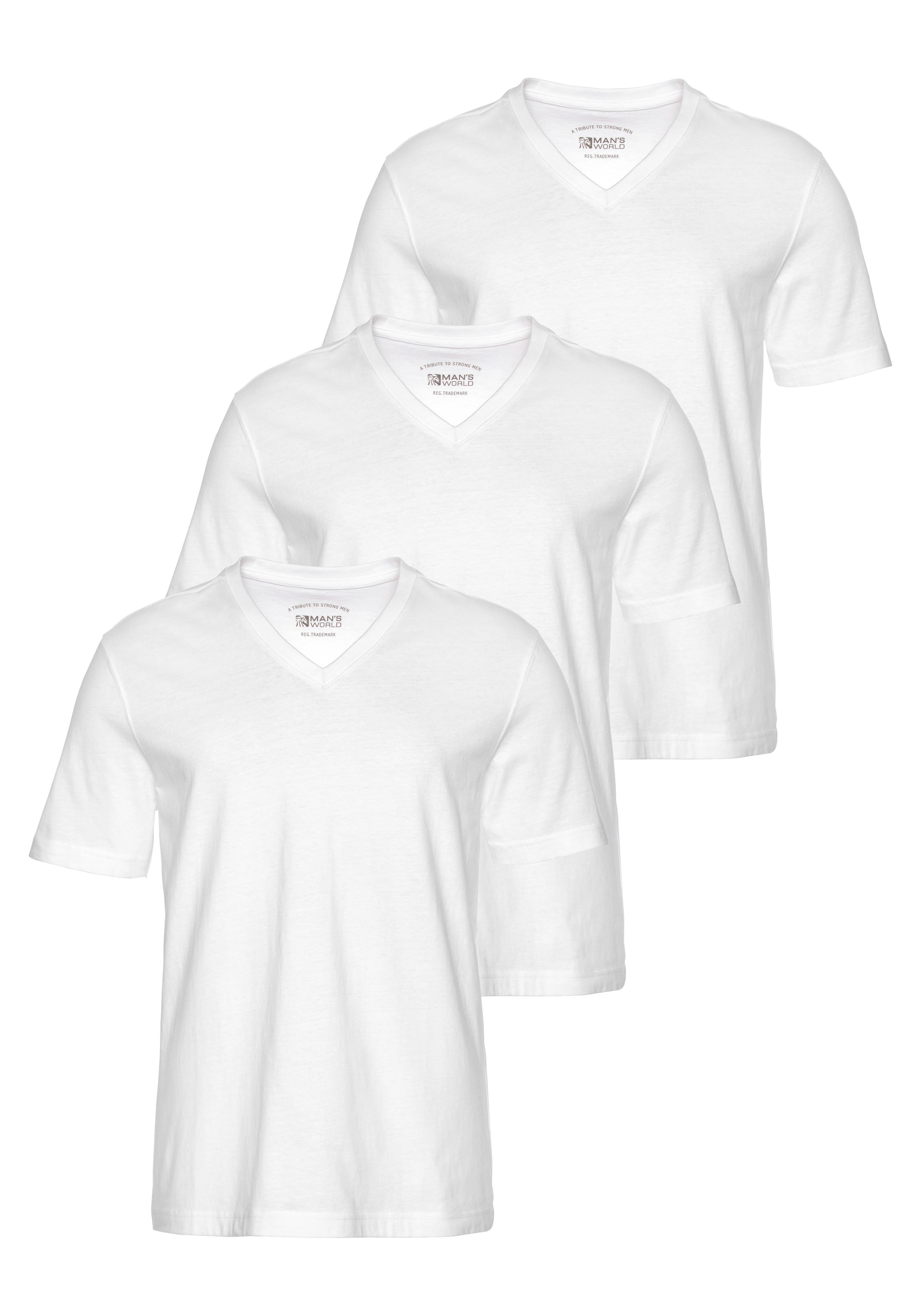 Man's World V-Shirt, perfekt als Unterzieh T-shirt