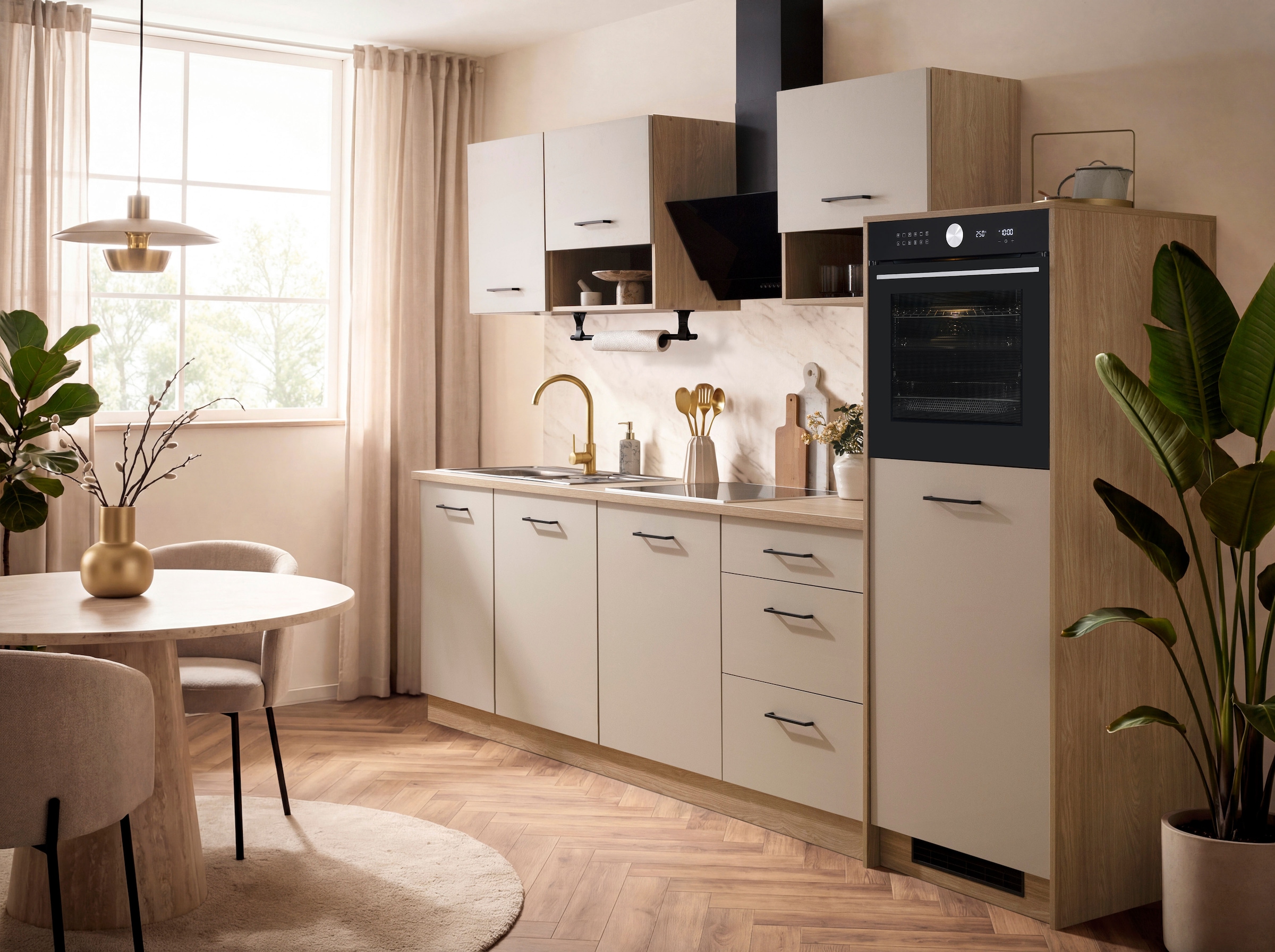 KOCHSTATION Armoire suspendue »KS-Kolari« 1 cuis tlg. Masse (B/T/H): 60 x 36,6 x 60,9 cm