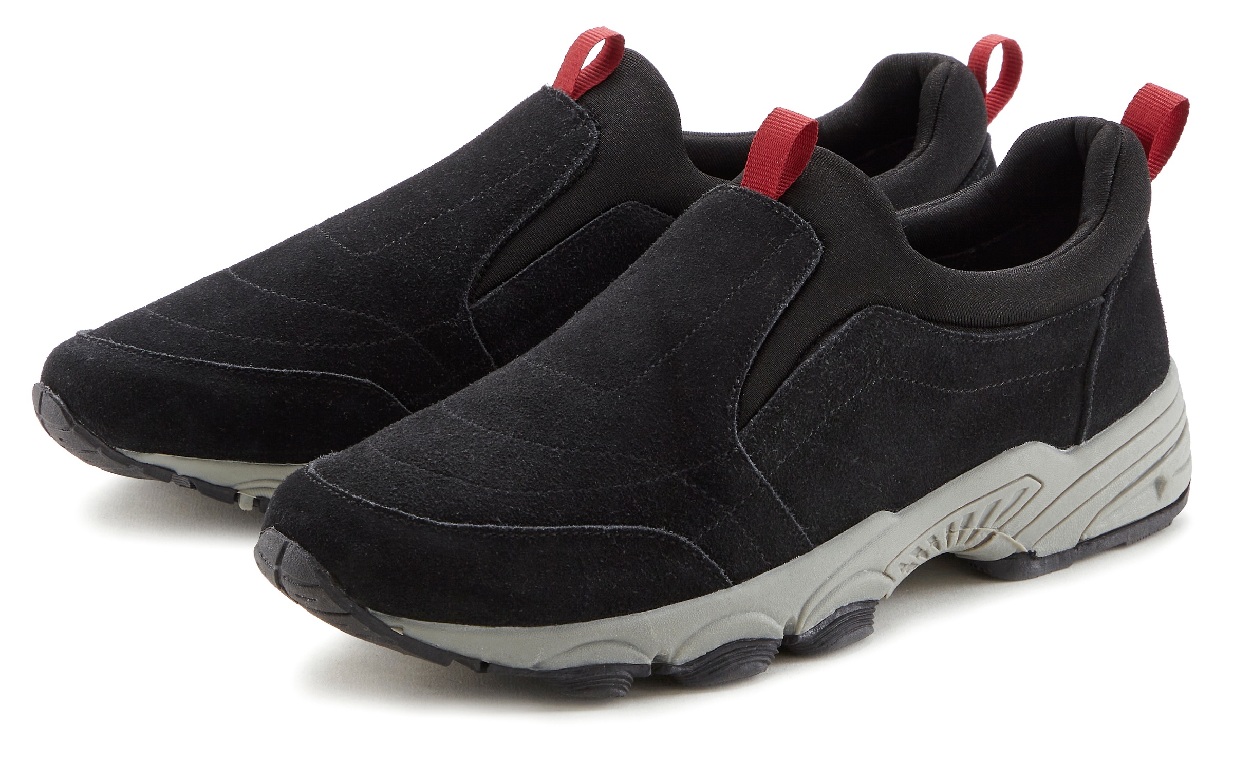 Image of John Devin Sneaker "Lederschuh, Slipper, Halbschuhe, Freizeitschuhe, Ledersneaker" Slip-On-Sneaker zum Reinschlüpfen aus Leder