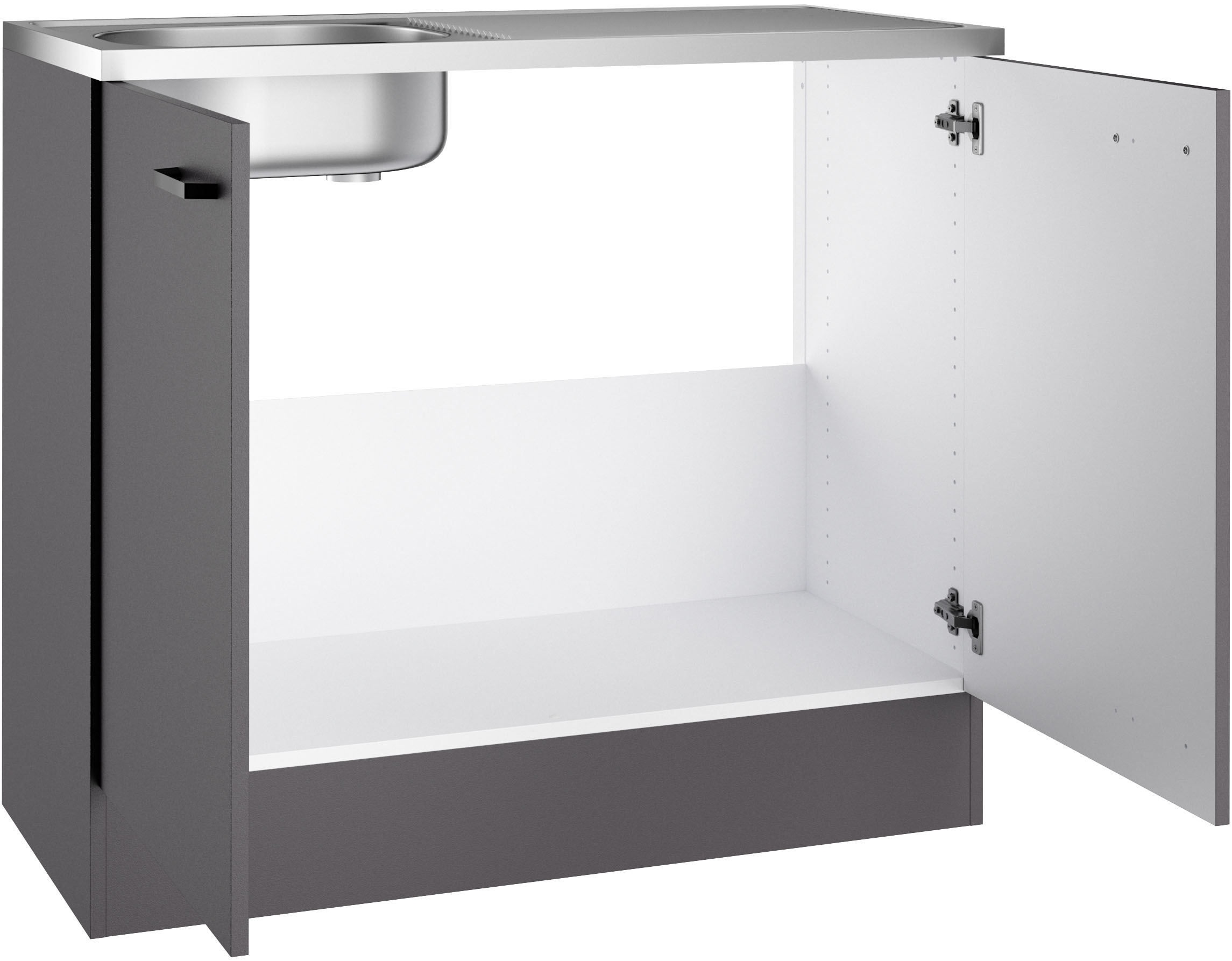 OPTIFIT Spülenschrank »OPTImulti« Breite 100 cm, Tiefe 50 cm, mit Spülenauflage