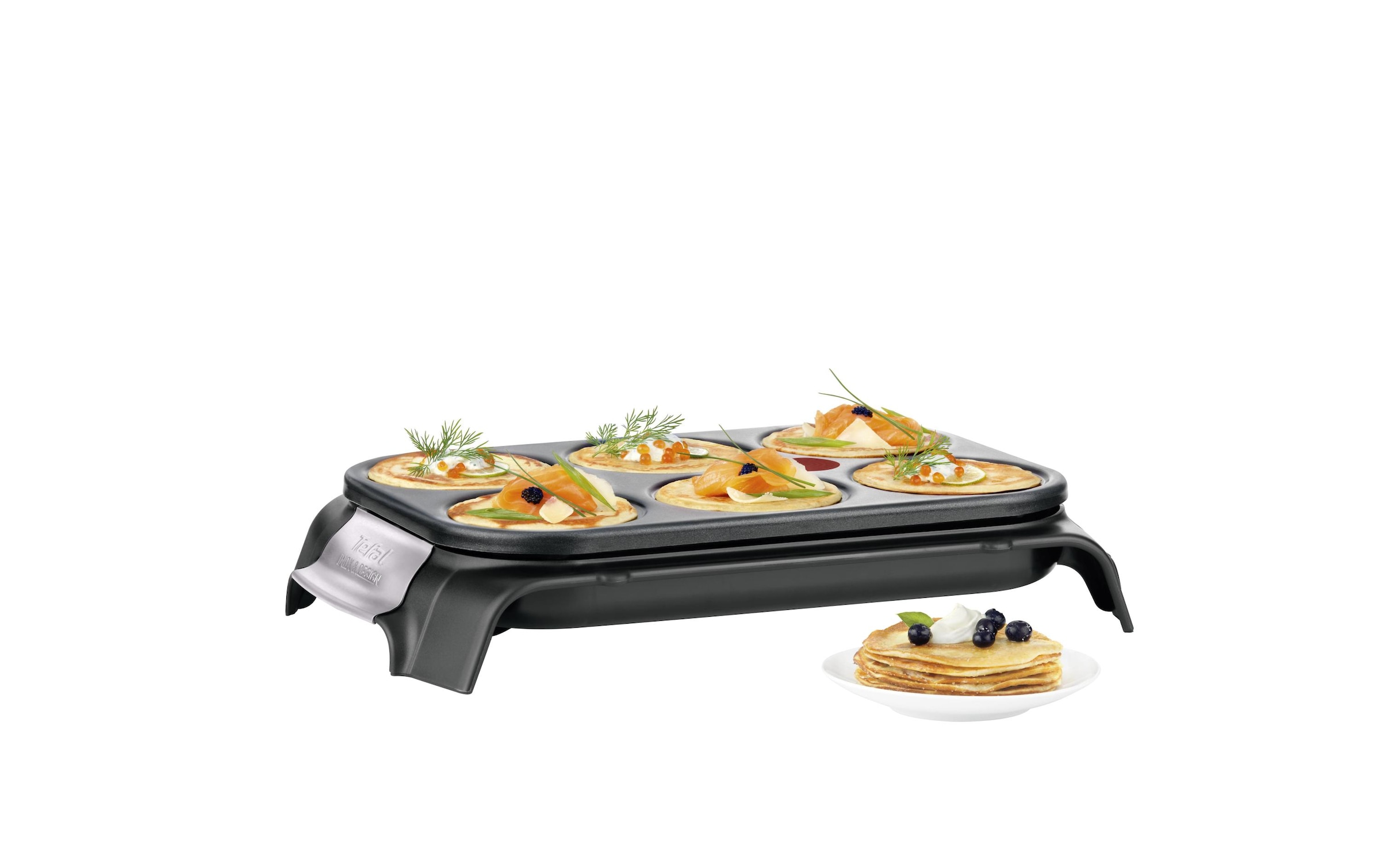 Tefal Crêpesmaker »Crêpe Maker Party Inox und Design PY5588«, 1000 W