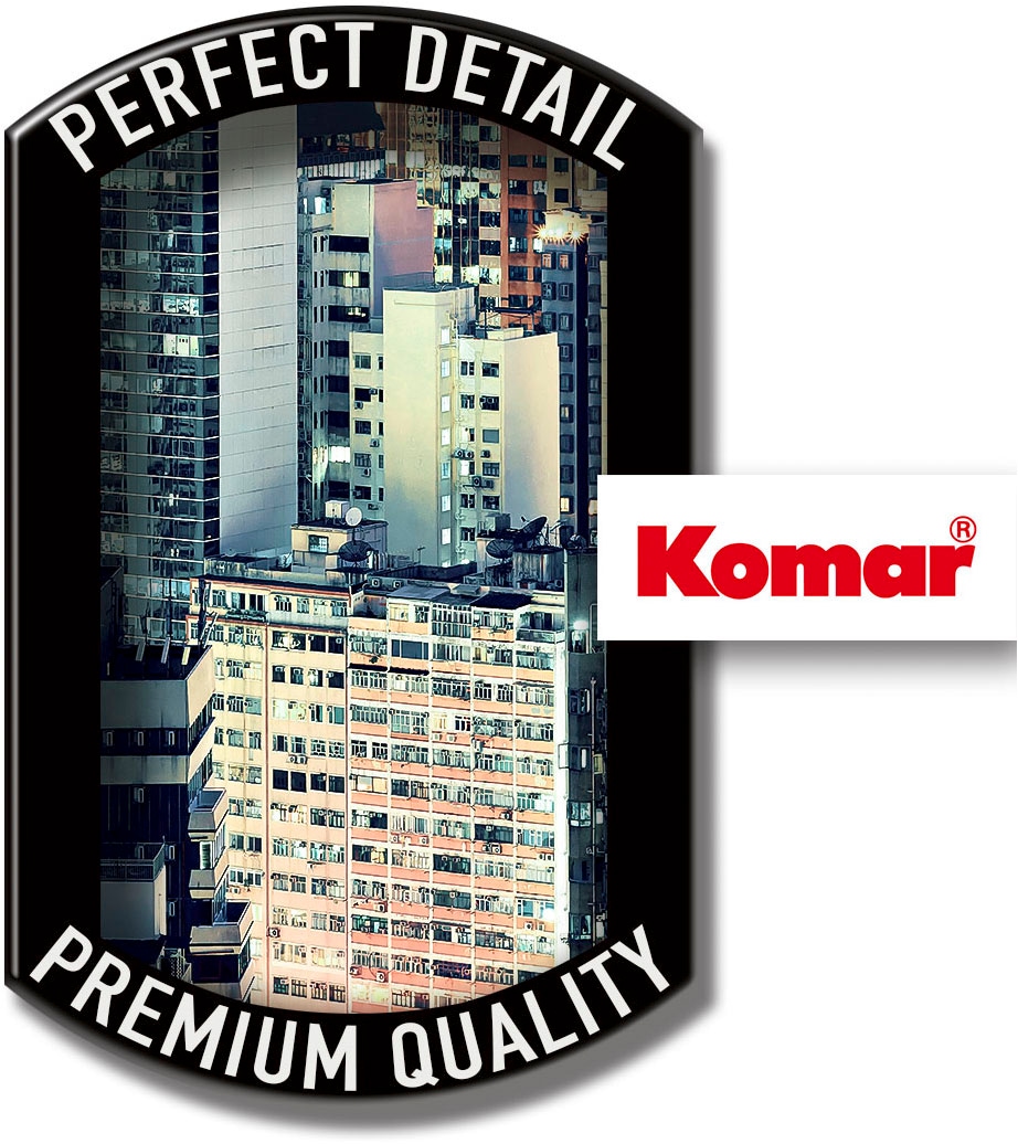 Komar Fototapete »Vlies Fototapete - Skyline - Grösse 100 x 280 cm« Motiv | bedruckt glatt