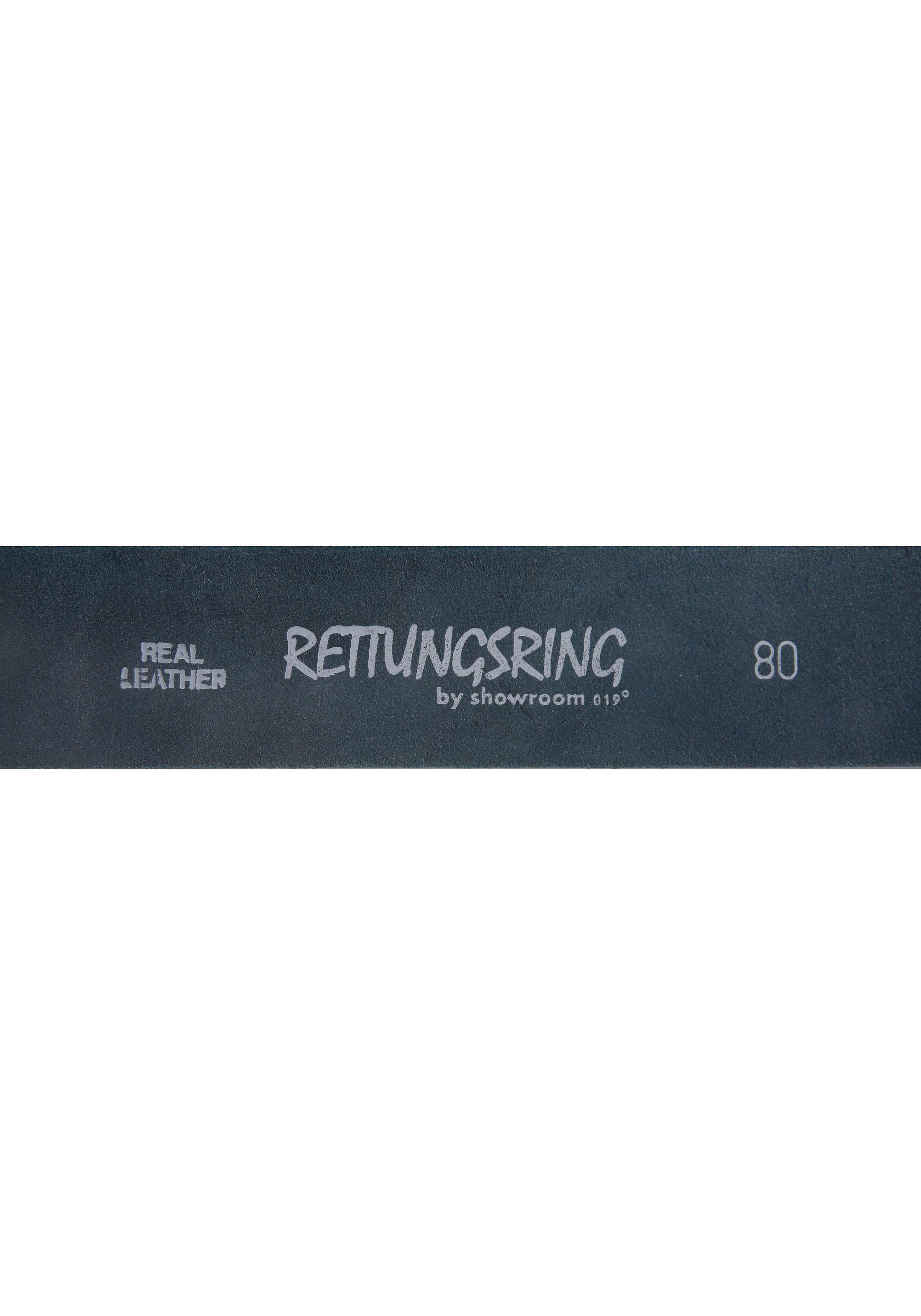 Rettungsring Gürtel Ledergürtel mit austauschbarer Schliesse »Oval Gewölbt Silber«