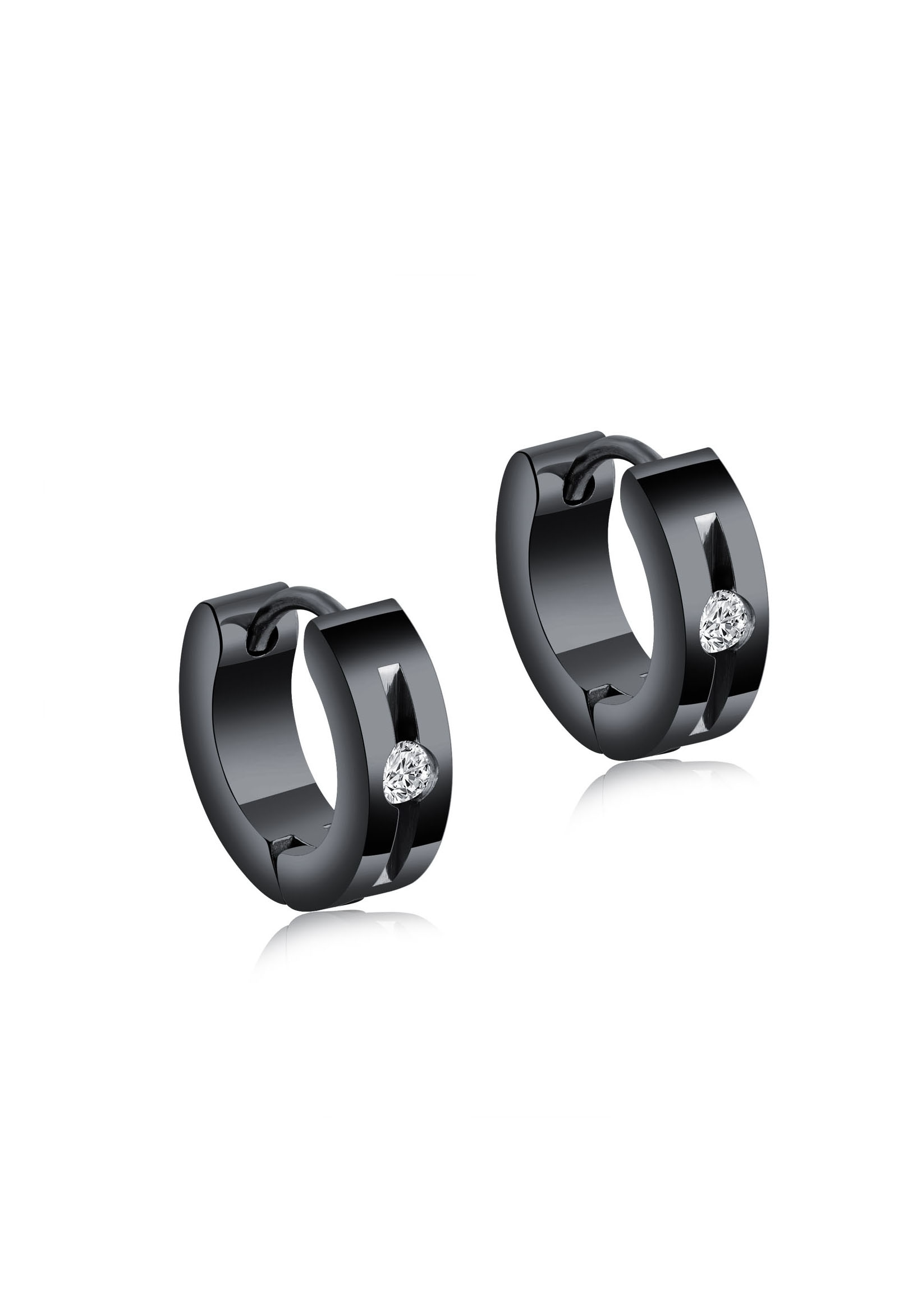 Image of Firetti Paar Creolen "Schmuck Geschenk Glamour, klassisch" mit Zirkonia (synth.)