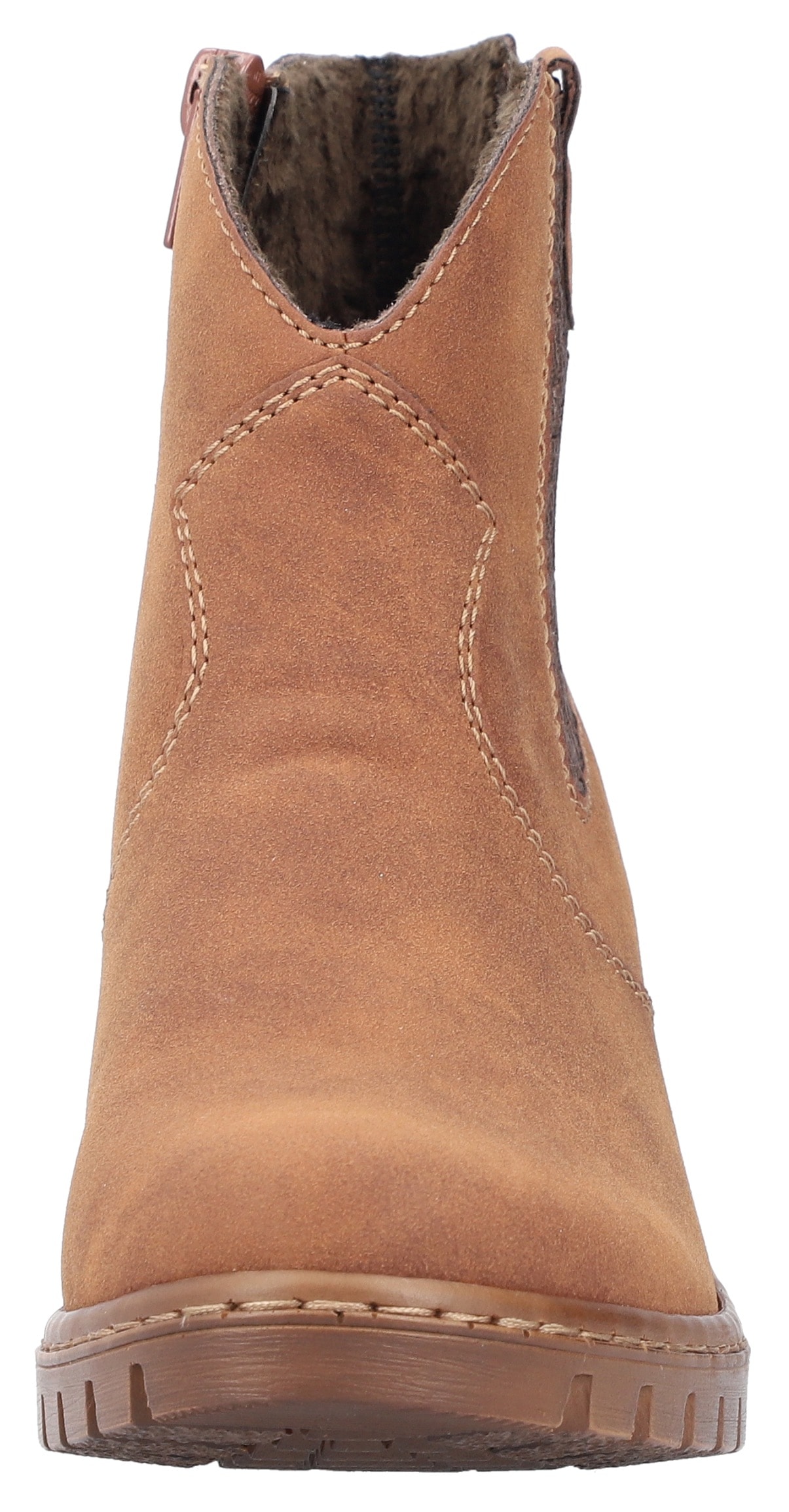 Rieker Cowboy Stiefelette, Westernstiefelette, Stiefelette mit seitlichem Stretcheinsatz