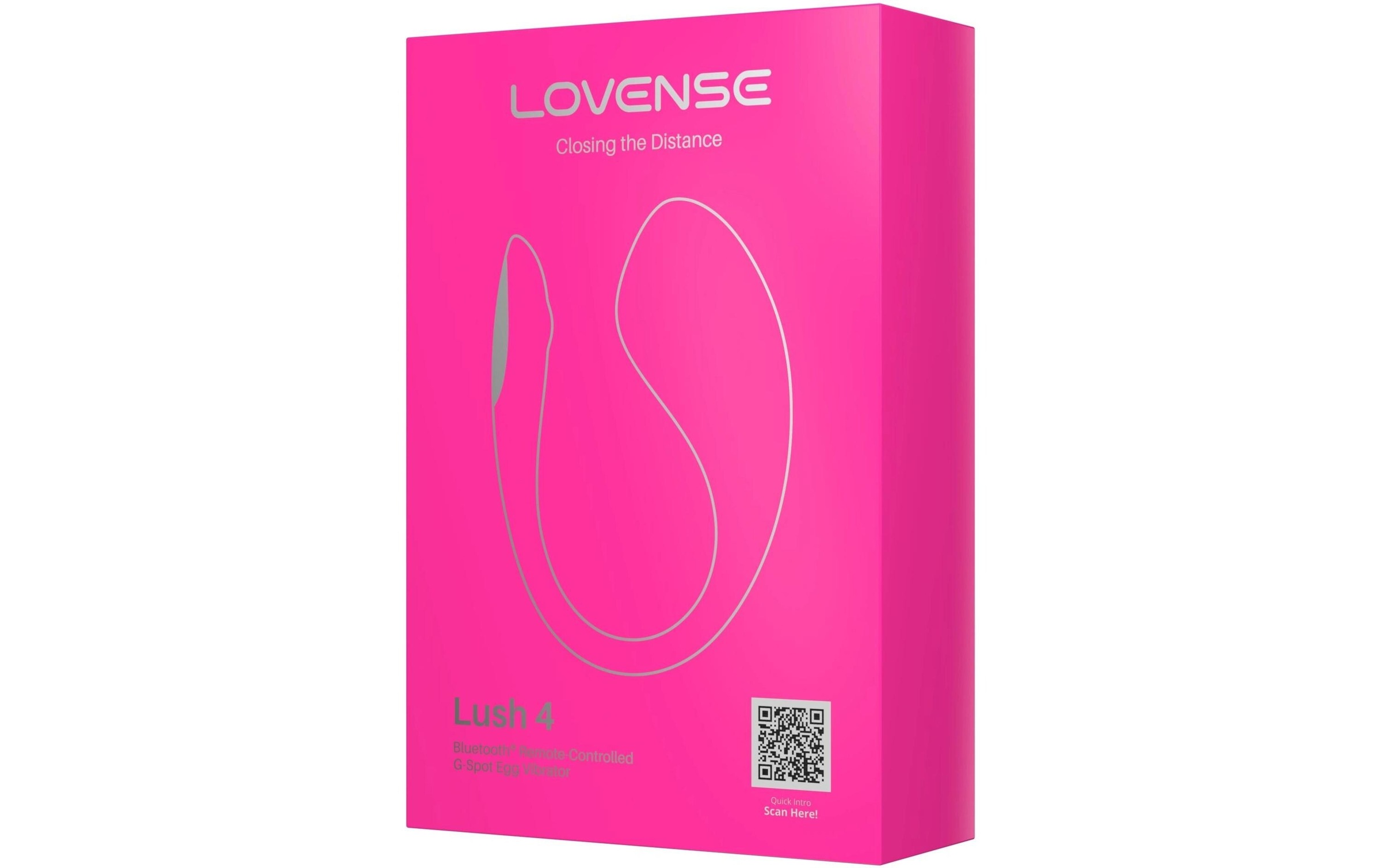   Vibrator »Lovense Ei Lush 4 Lush 4« Vibrationsei mit beeindruckenden Lichteffekten