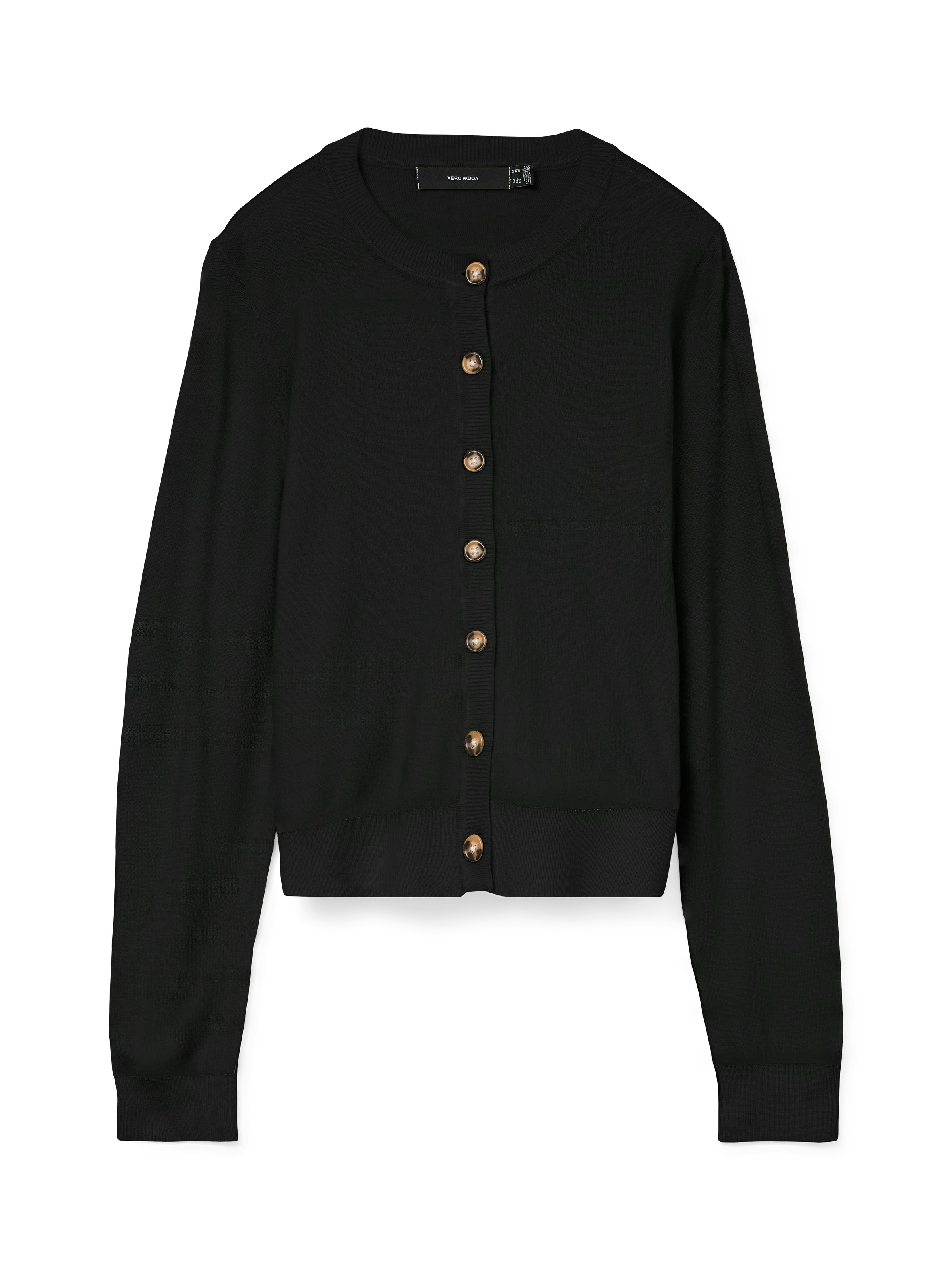 Vero Moda Strickjacke »VMSABA PLAIN LS O-NECK CARDIGAN NOOS«