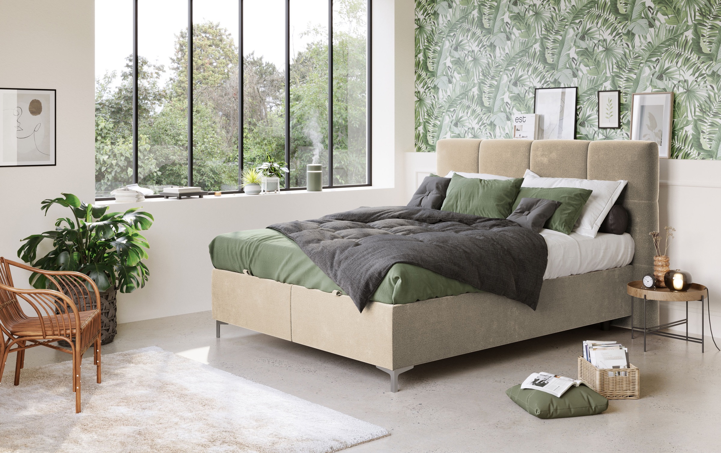 COTTA Boxbett »Kimy inkl. Bettkasten«, erhältlich in den Breiten 160x200cm & 180x200cm
