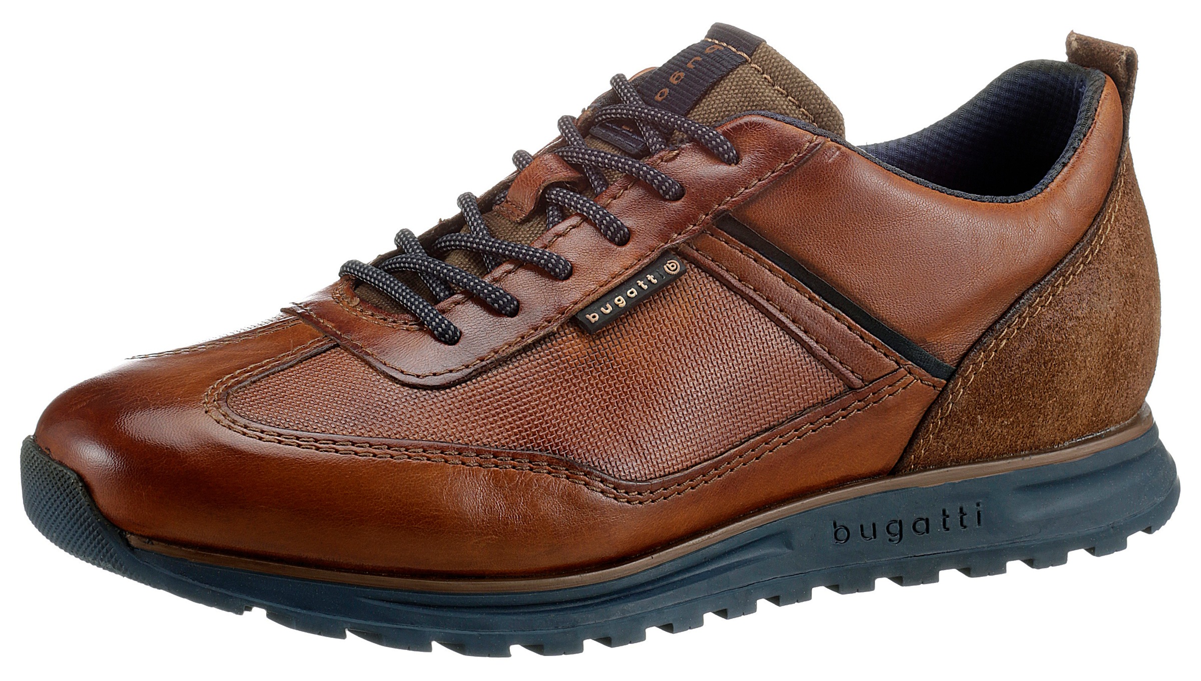 Image of bugatti Schnürschuh, mit seitlichem Logo bei Ackermann Versand Schweiz