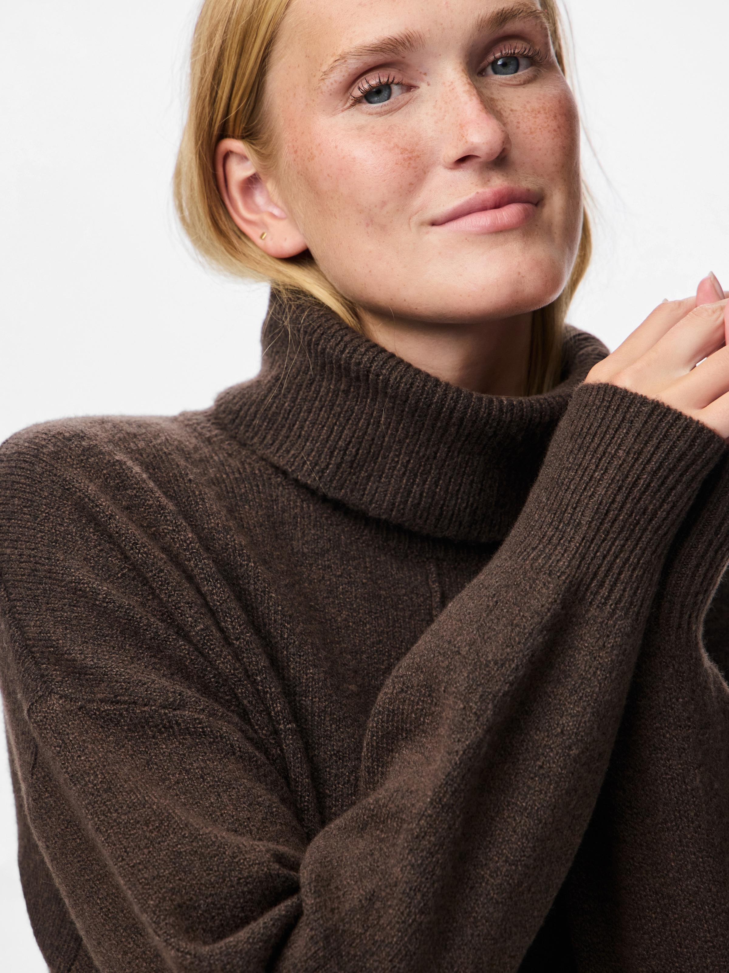 pieces Pull à col roulé »PCMALOU LS ROLLNECK KNIT NOOS BC«