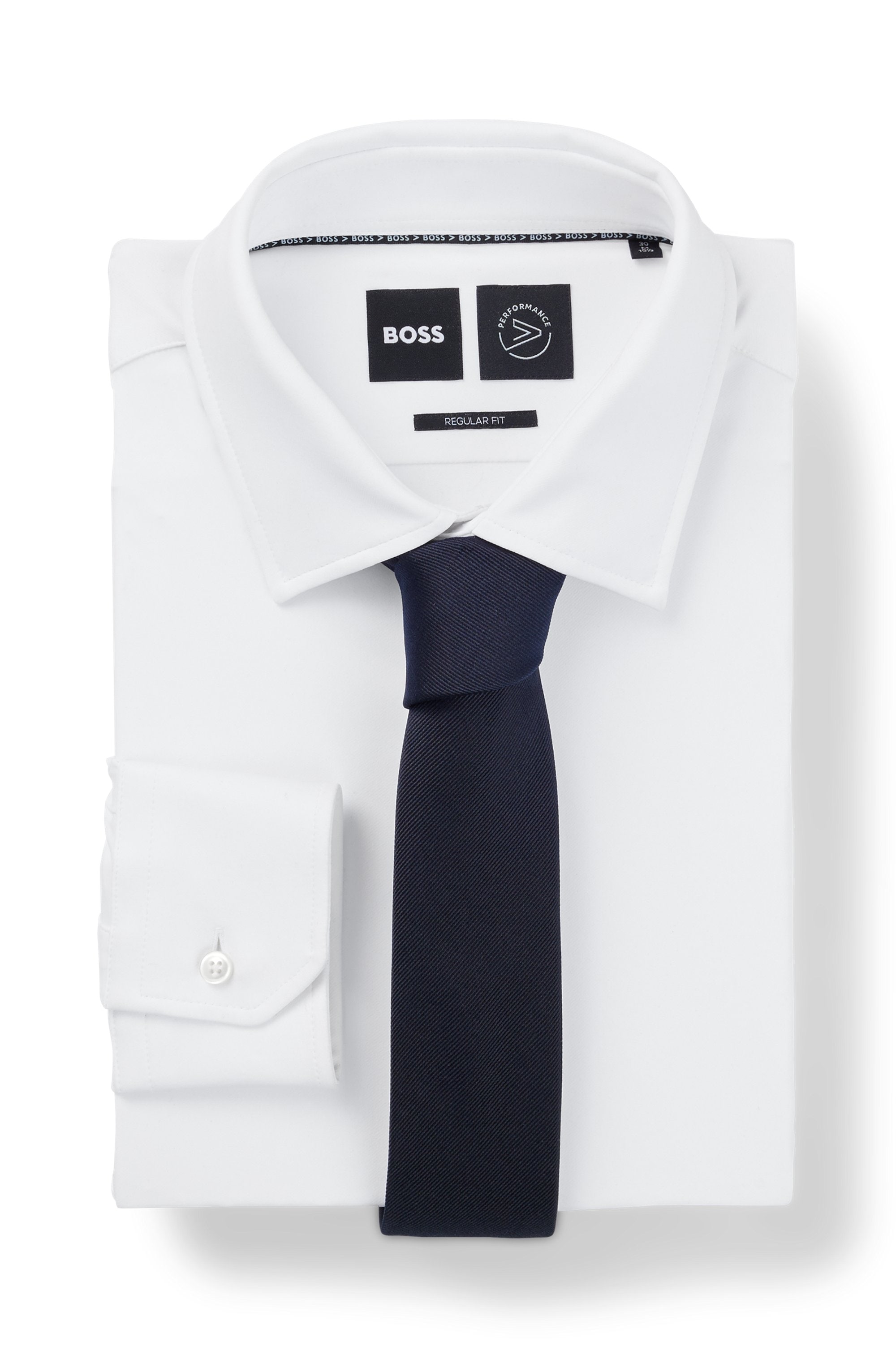BOSS Krawatte »H-TIE 6 CM«, in Italien gefertigt