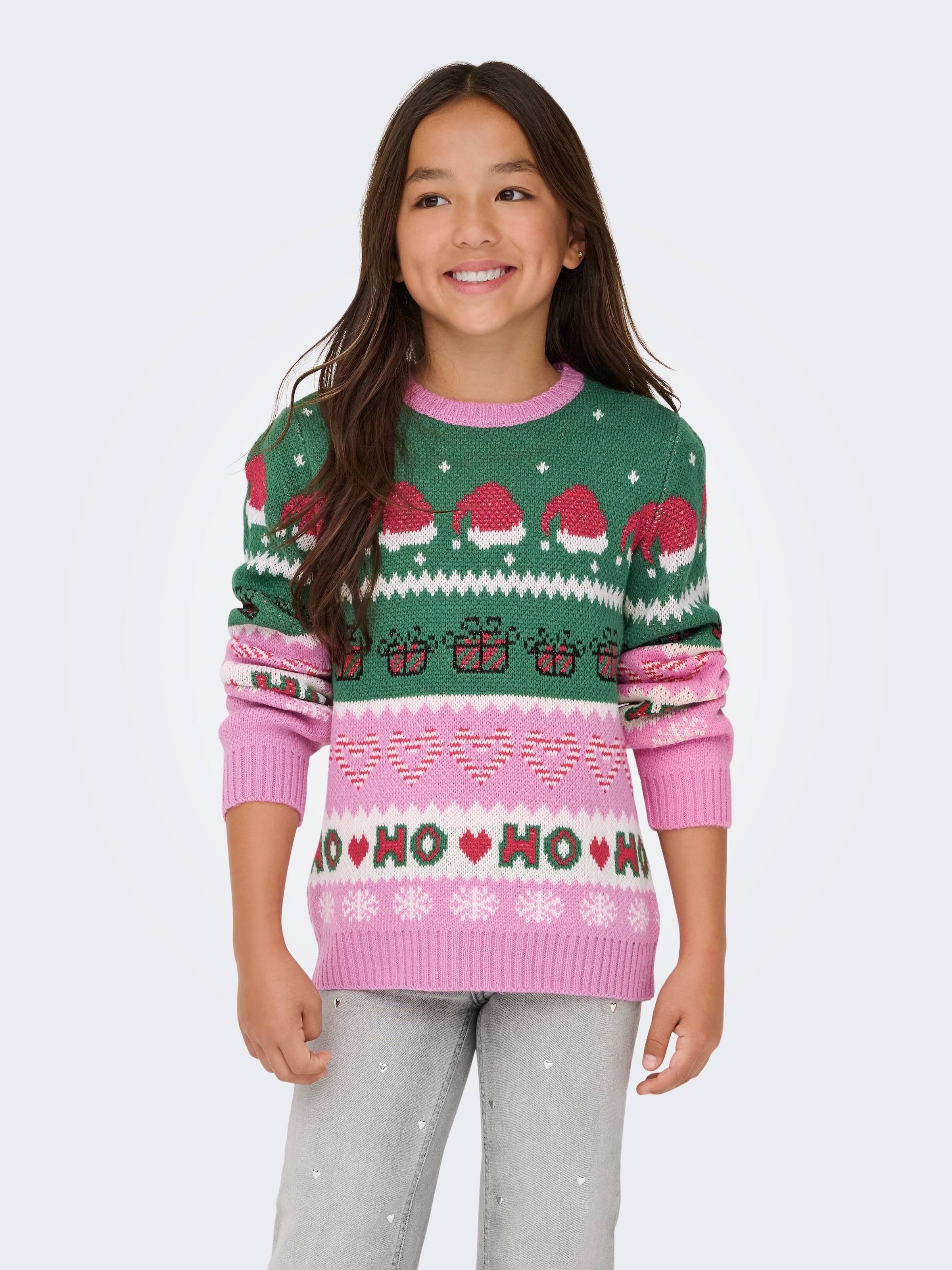 Image of KIDS ONLY Weihnachtspullover "KOGHOHO XMAS LS PULLOVER KNT"