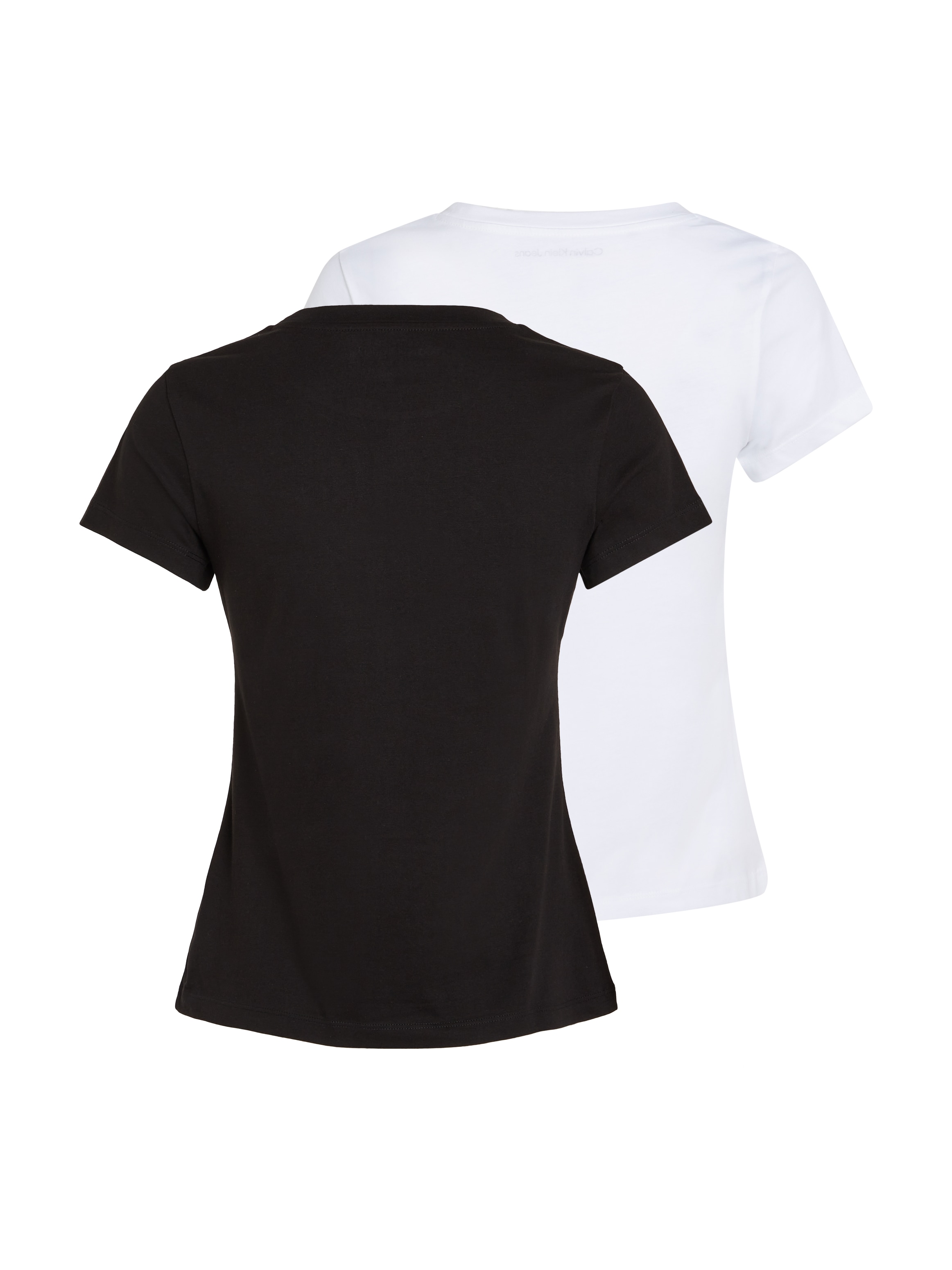 Calvin Klein Jeans T-Shirt »INSTITUTIONAL LOGO 2-PACK TEE«, mit Logoschriftzug