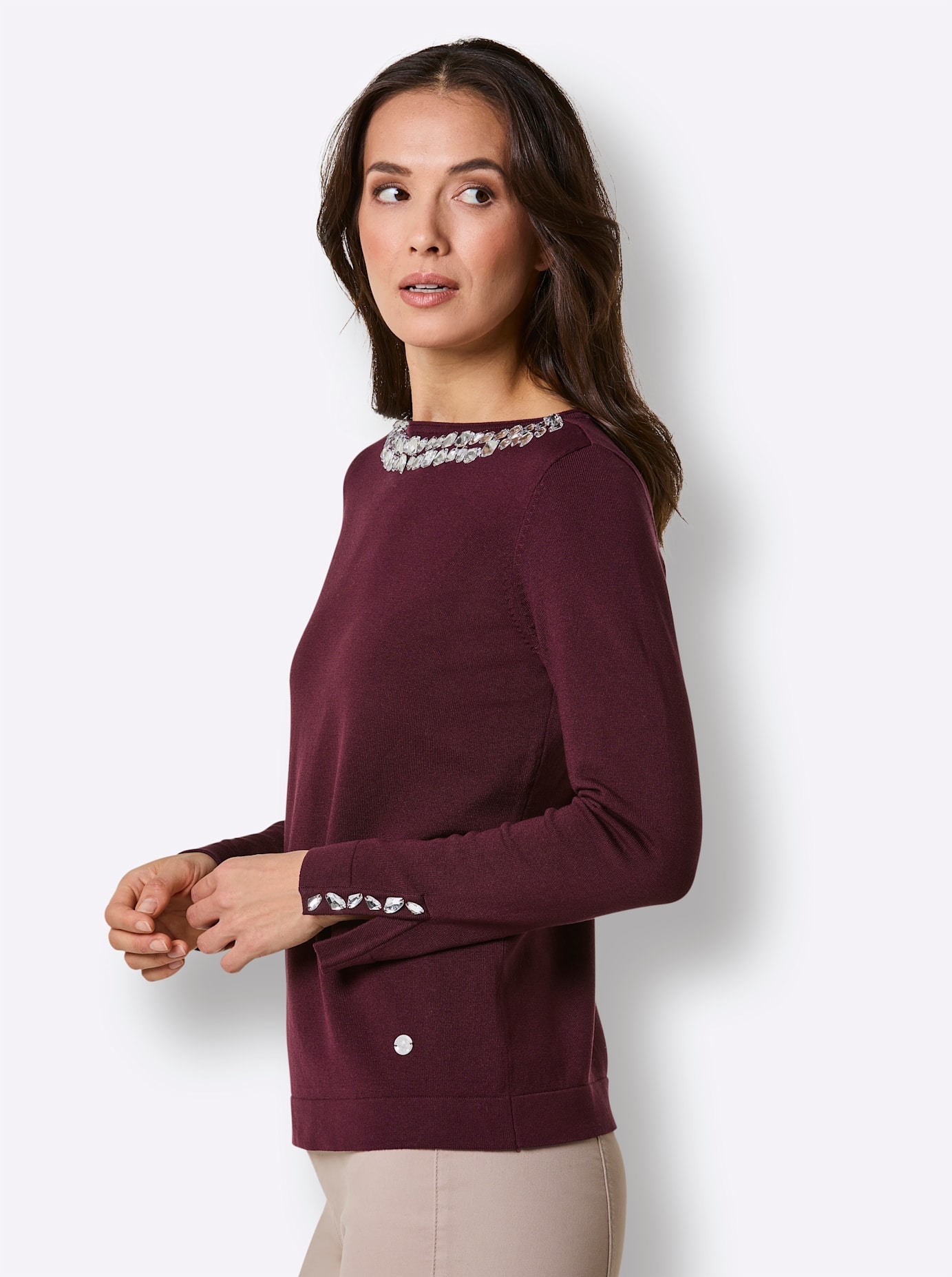 CREATION L PREMIUM Pull en tricot »Lyocell-Viskose-Pullover«
