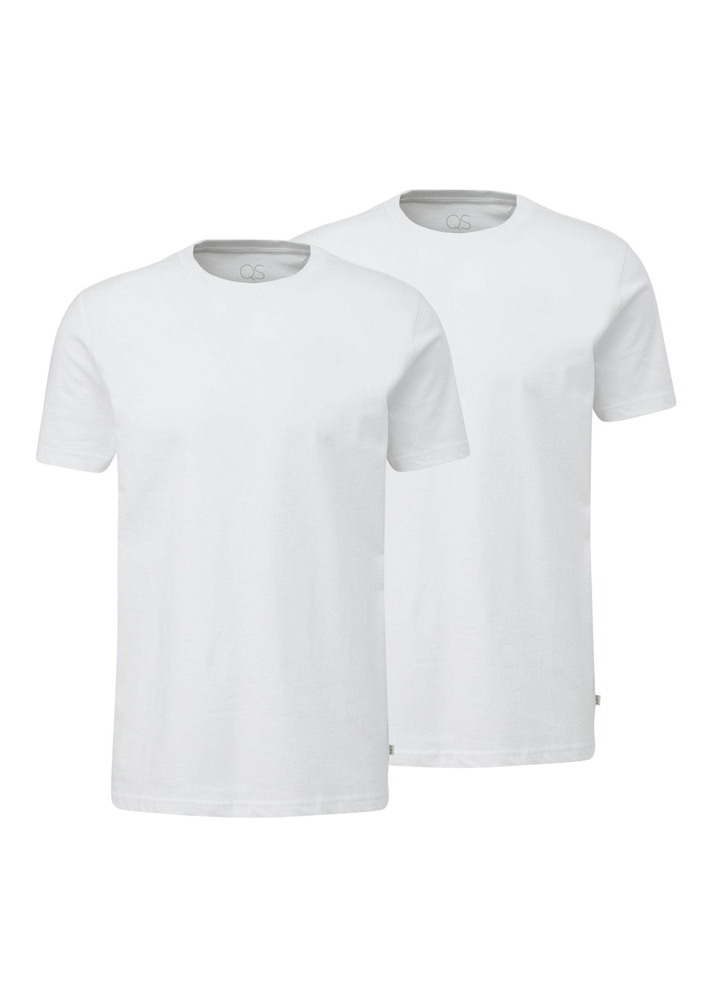 Image of QS T-Shirt mit Rundhalsausschnitt