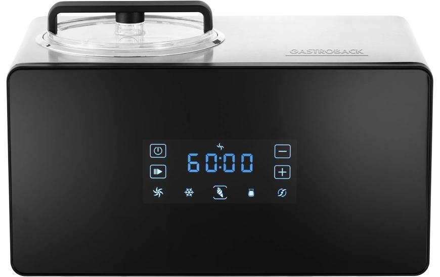 Gastroback Eismaschine »Advanced Control 45413 l, Schwarz/Silber«, 1,5 l, 150 W