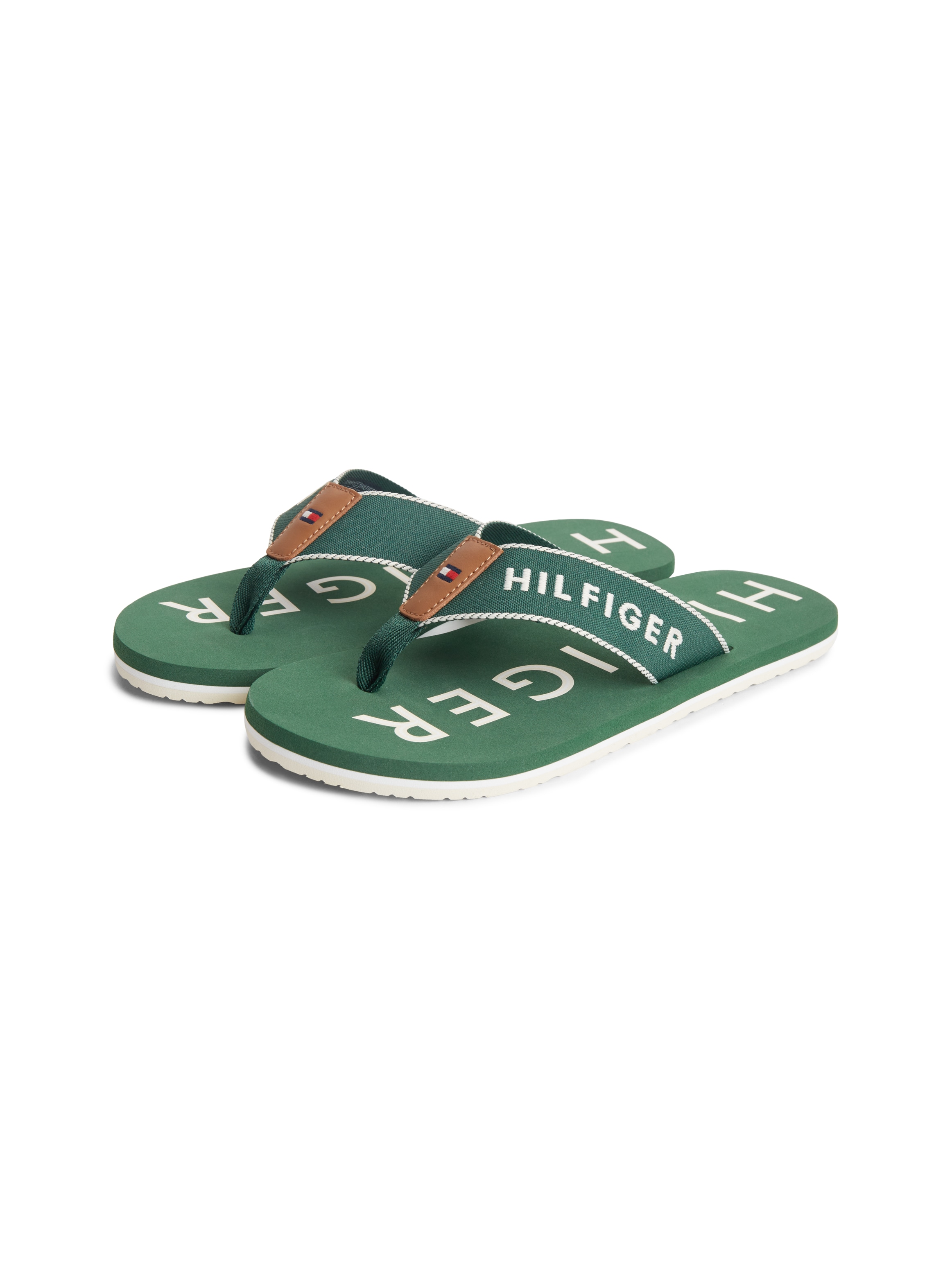 Tommy Hilfiger Séparateur d'orteils »SPORTY HILFIGER BEACH SANDAL«  Sommerschuh, Strandschuh mit Kontrastbesätzen