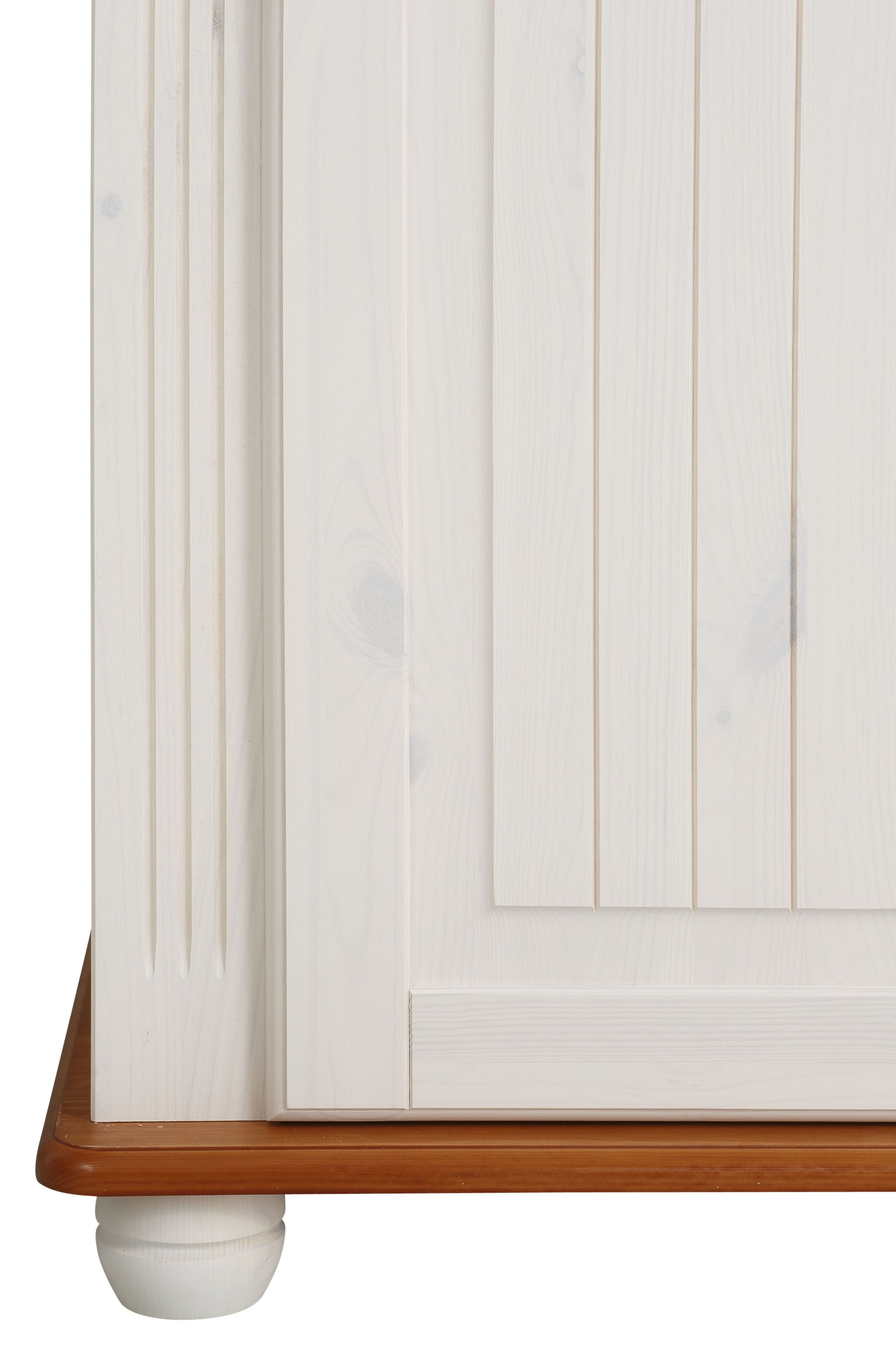 Home affaire Kleiderschrank »Adele«, (4 Breiten: 92/130/169/207 H/T ca. 191/54 cm), aus massiver Kiefer,Spiegel beim 4-und 5-trg.Schrank, Innenausstattung