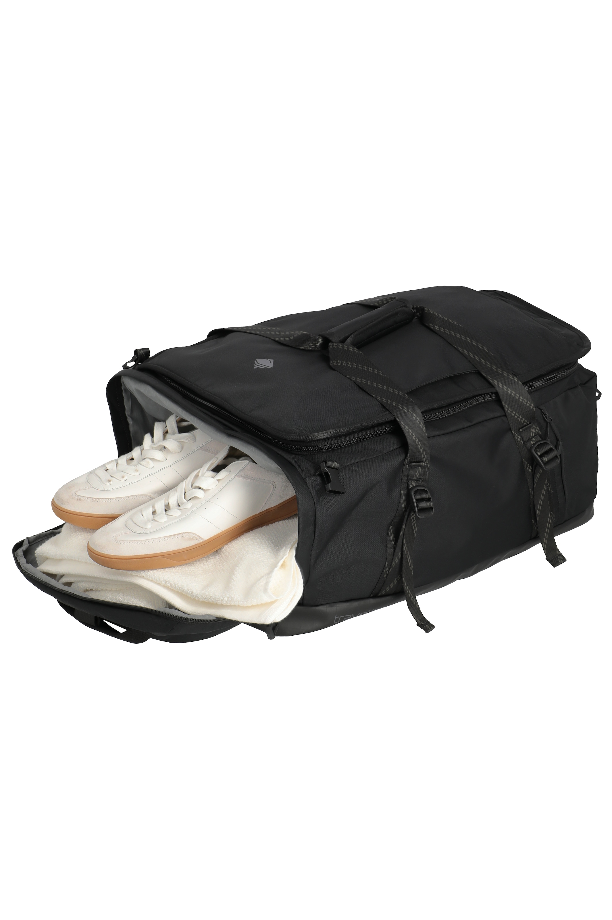 travelite Sac de voyage »VENTURE LINE Duffle Bag« en nylon robuste avec options de port flexibles et compartiment à chaussures