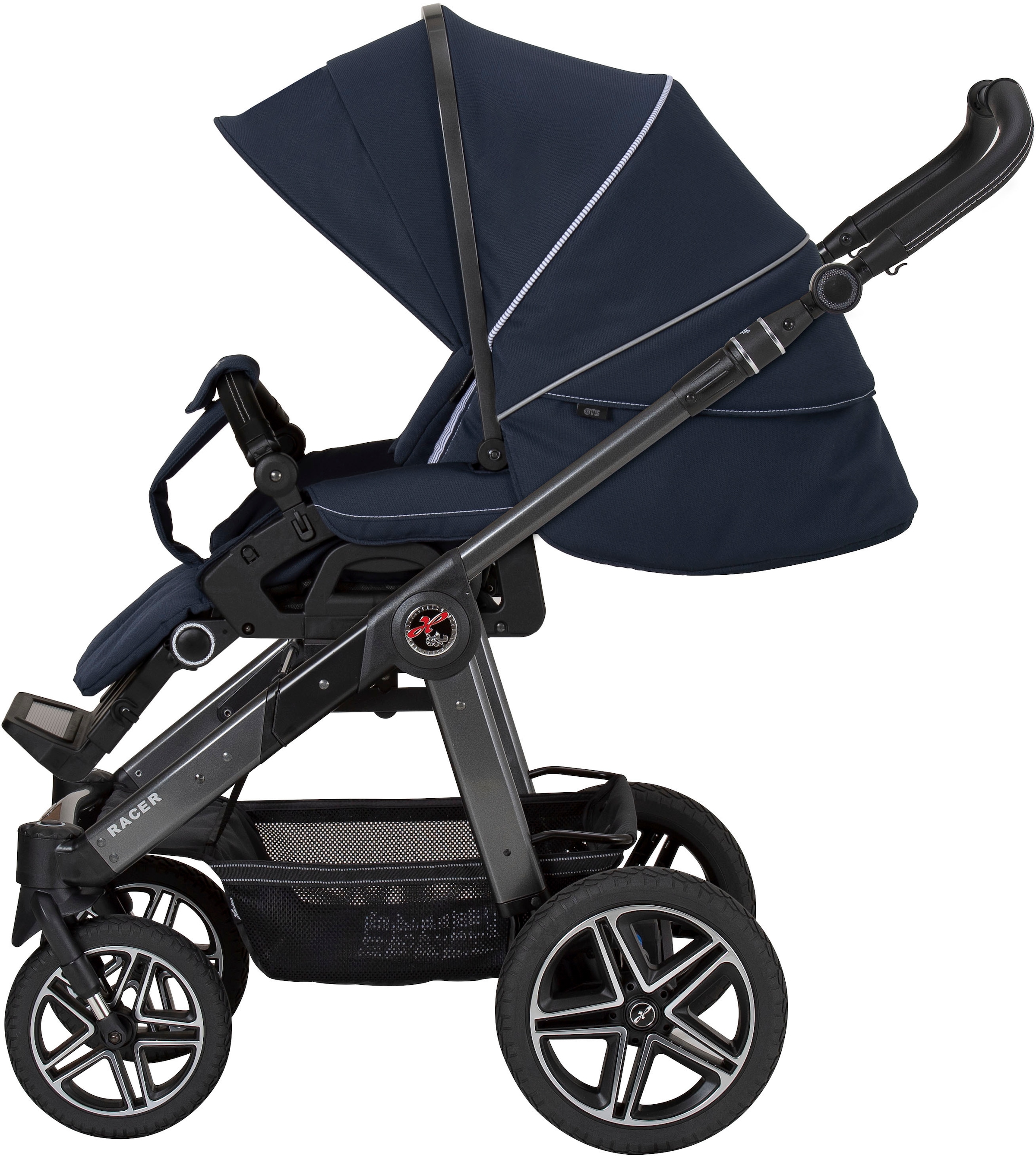 Hartan Kombi-Kinderwagen »Racer GTS - Casual Collection«, 22 kg, mit Kombitasche; Made in Germany