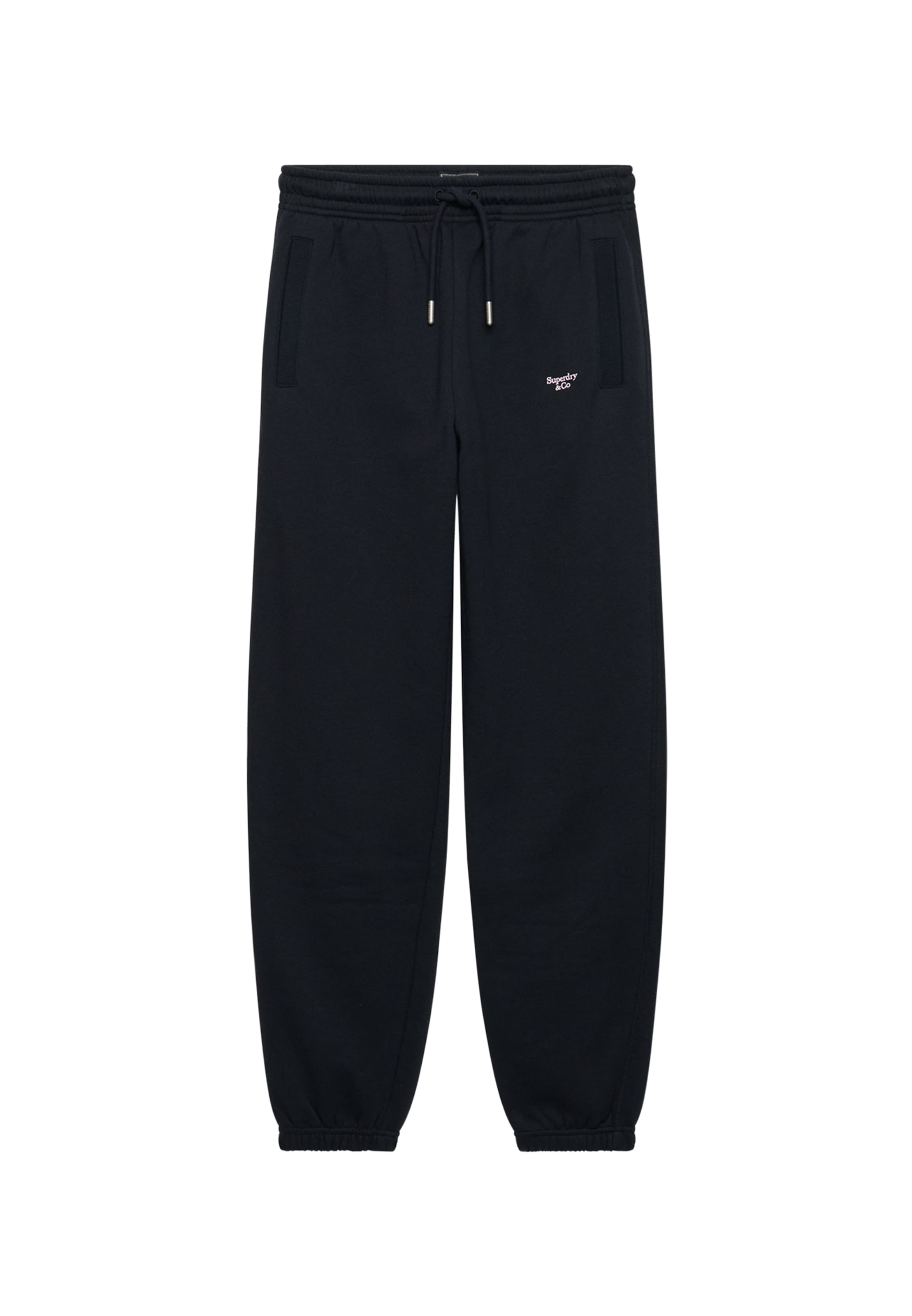 Superdry Pantalon sweat »SIGNATURE EMB CUFFED JOGGER«  mélange coton, coupe décontractée
