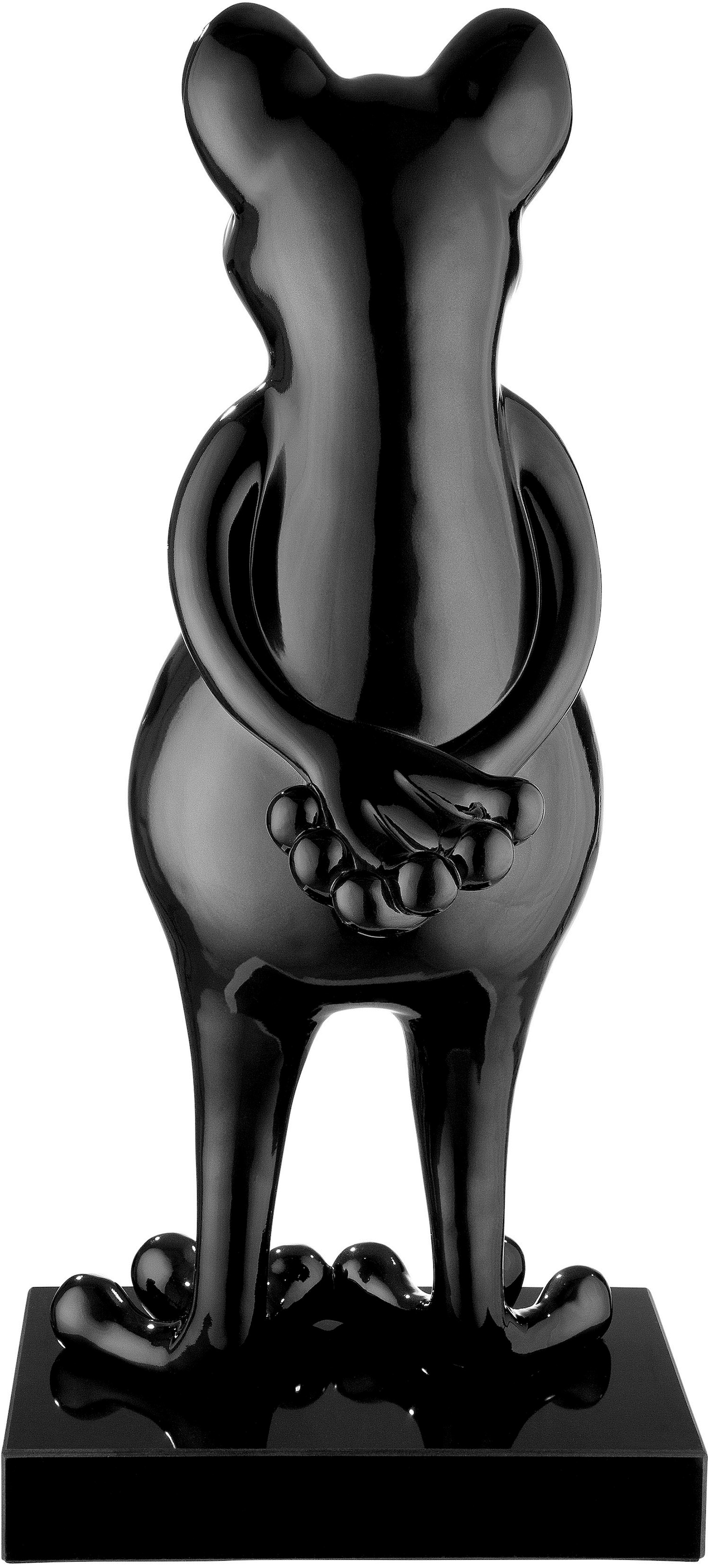 Image of Casablanca by Gilde Tierfigur "Skulptur Frosch schwarz"