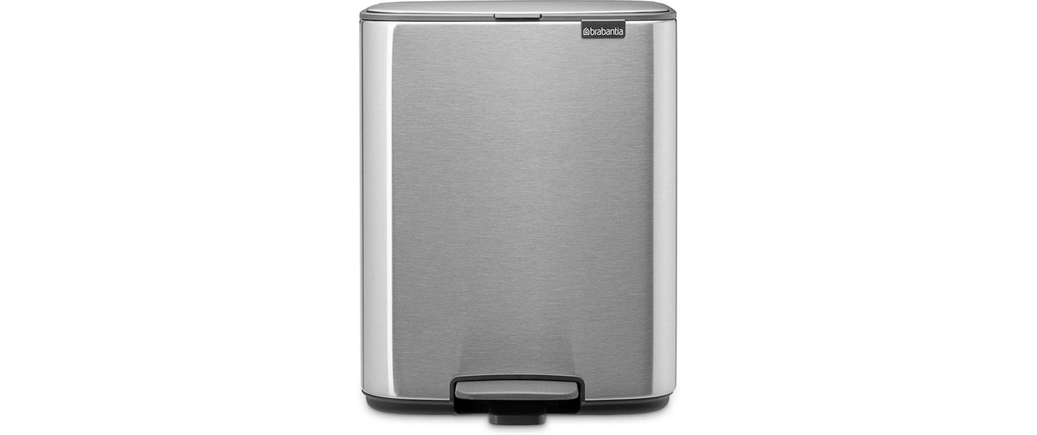Bo Treteimer 12 l, mattierter Stahl