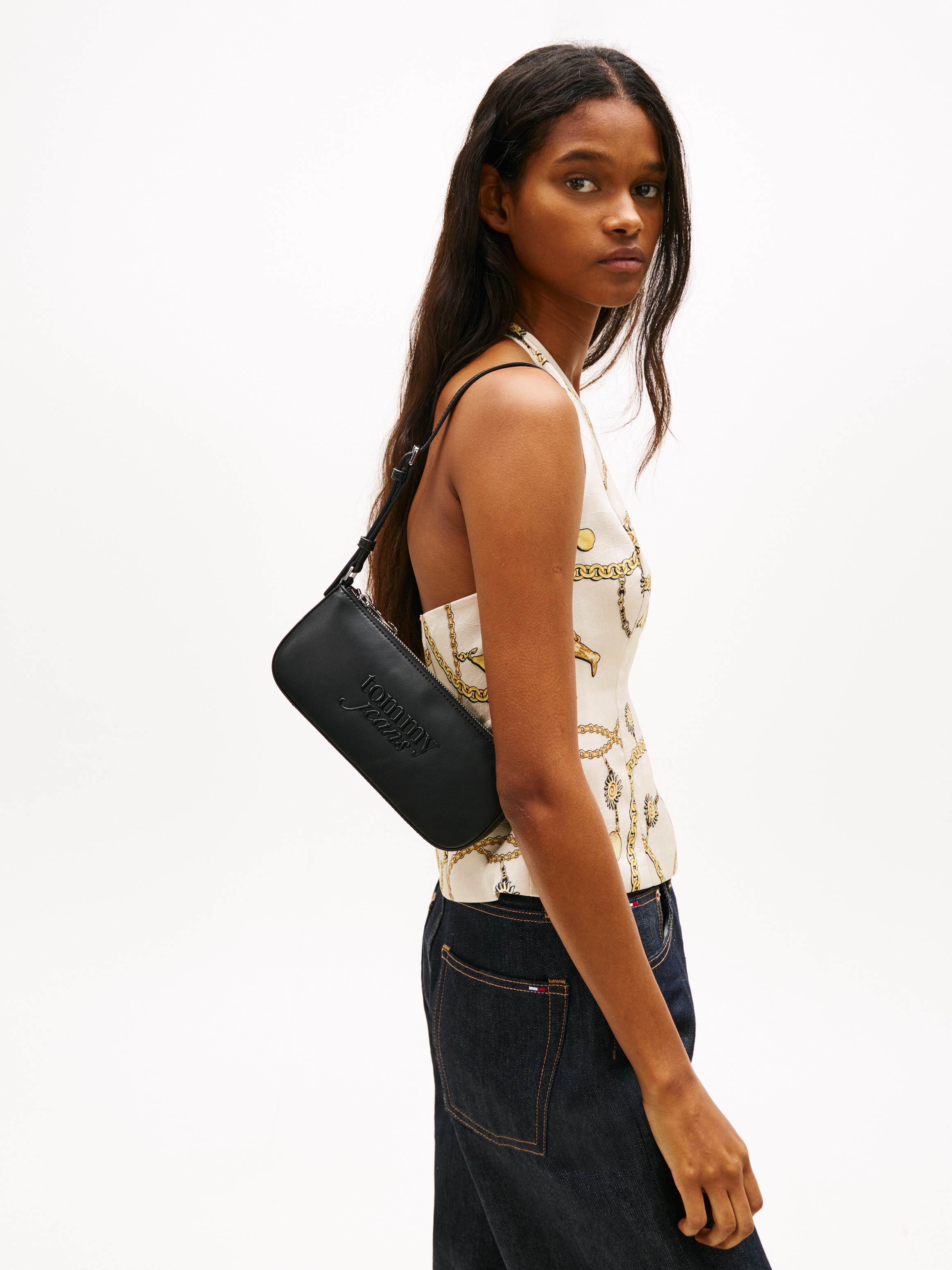 Tommy Jeans Sac à bandoulière »TJW MUST SHOULDER BAG« Sac à main femme, sac fourre-tout avec inscription logo
