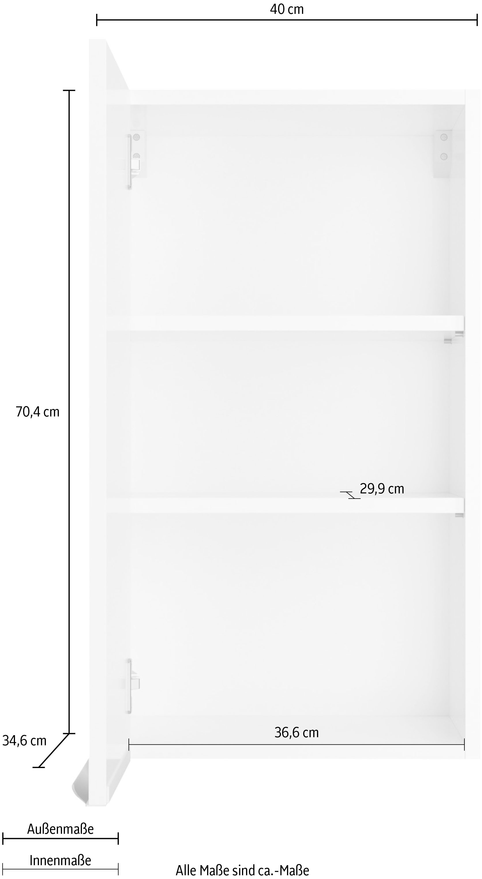 KOCHSTATION Armoire suspendue »KS-Aken«