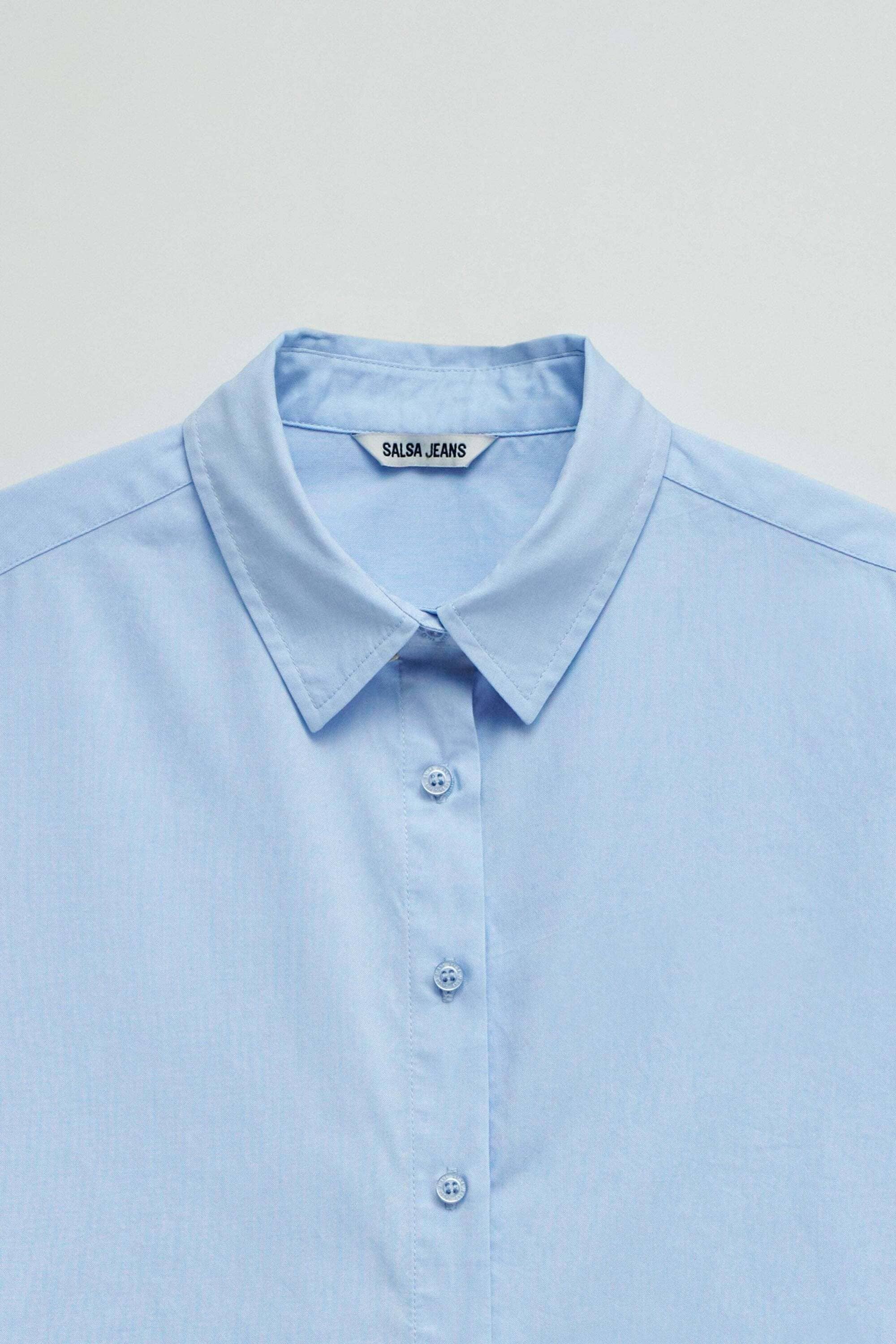 Salsa Langarmbluse »Salsa Jeans Langarmbluse Oversize Basic«