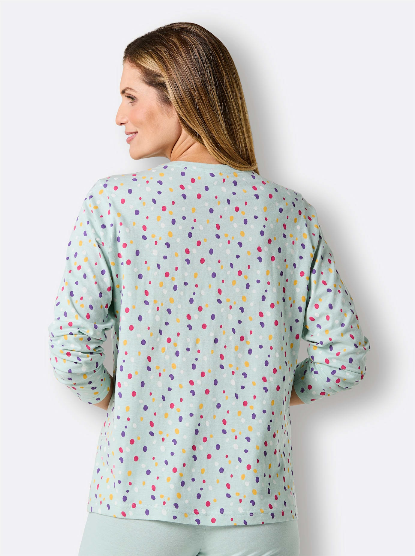 wäschepur Langarmshirt »Schlafanzug-Shirt«, (1 tlg.)
