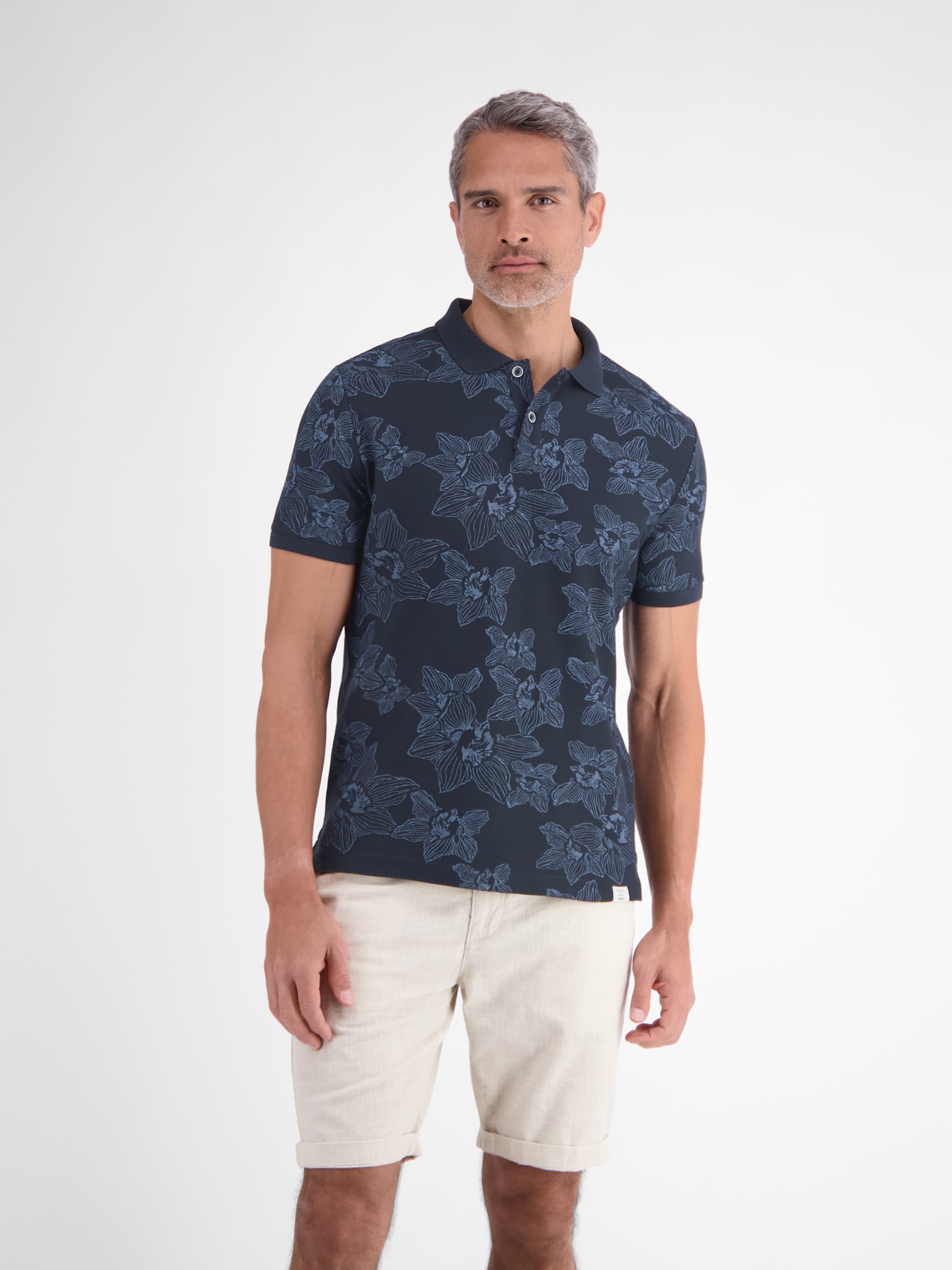 Image of LERROS Poloshirt Sommer-Polo in floraler Optik