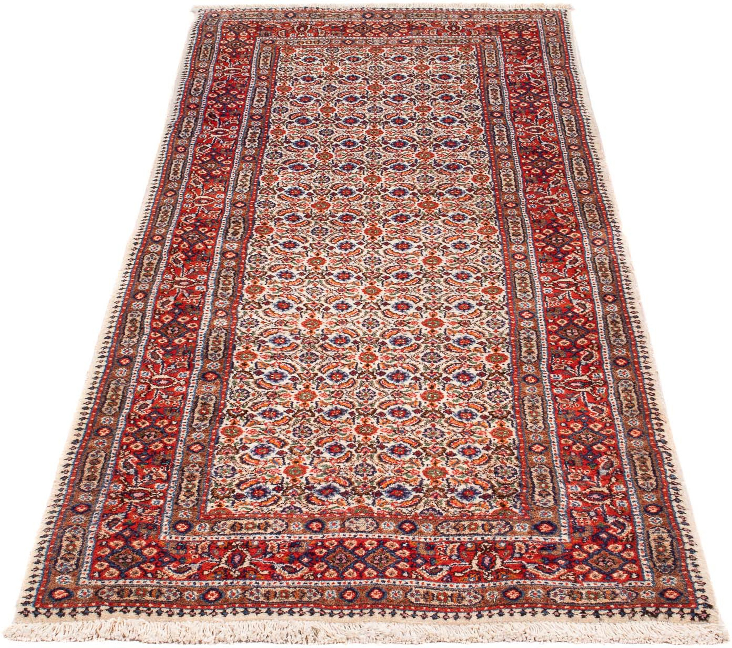 Image of morgenland Orientteppich »Perser - Classic - 195 x 77 cm - mehrfarbig«, rechteckig, 10 mm Höhe, Wohnzimmer, Handgeknüpft, Einzelstück mit Zertifikat bei Ackermann Versand Schweiz