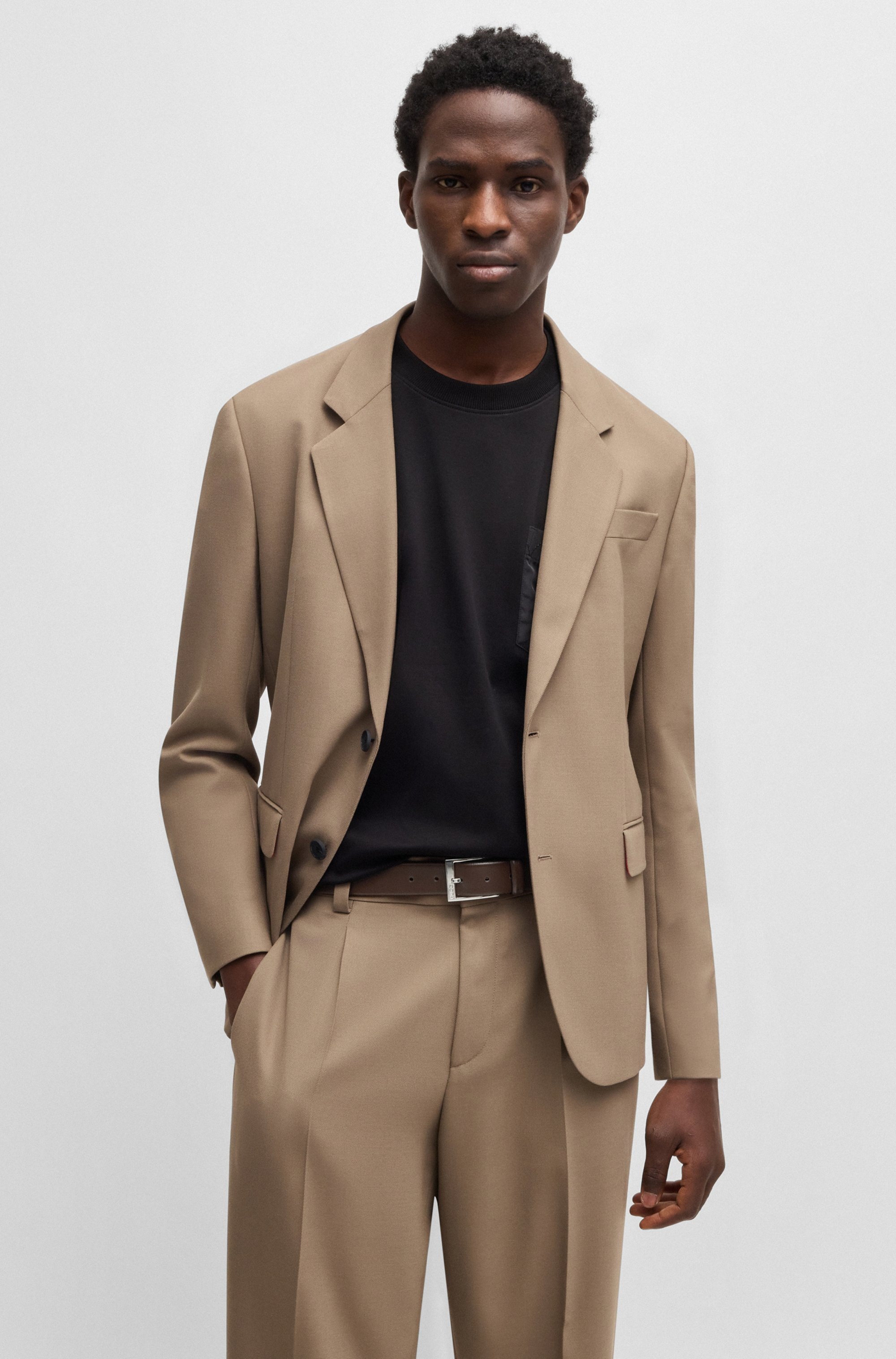 HUGO Ceinture en cuir »Gellot_Sz35«