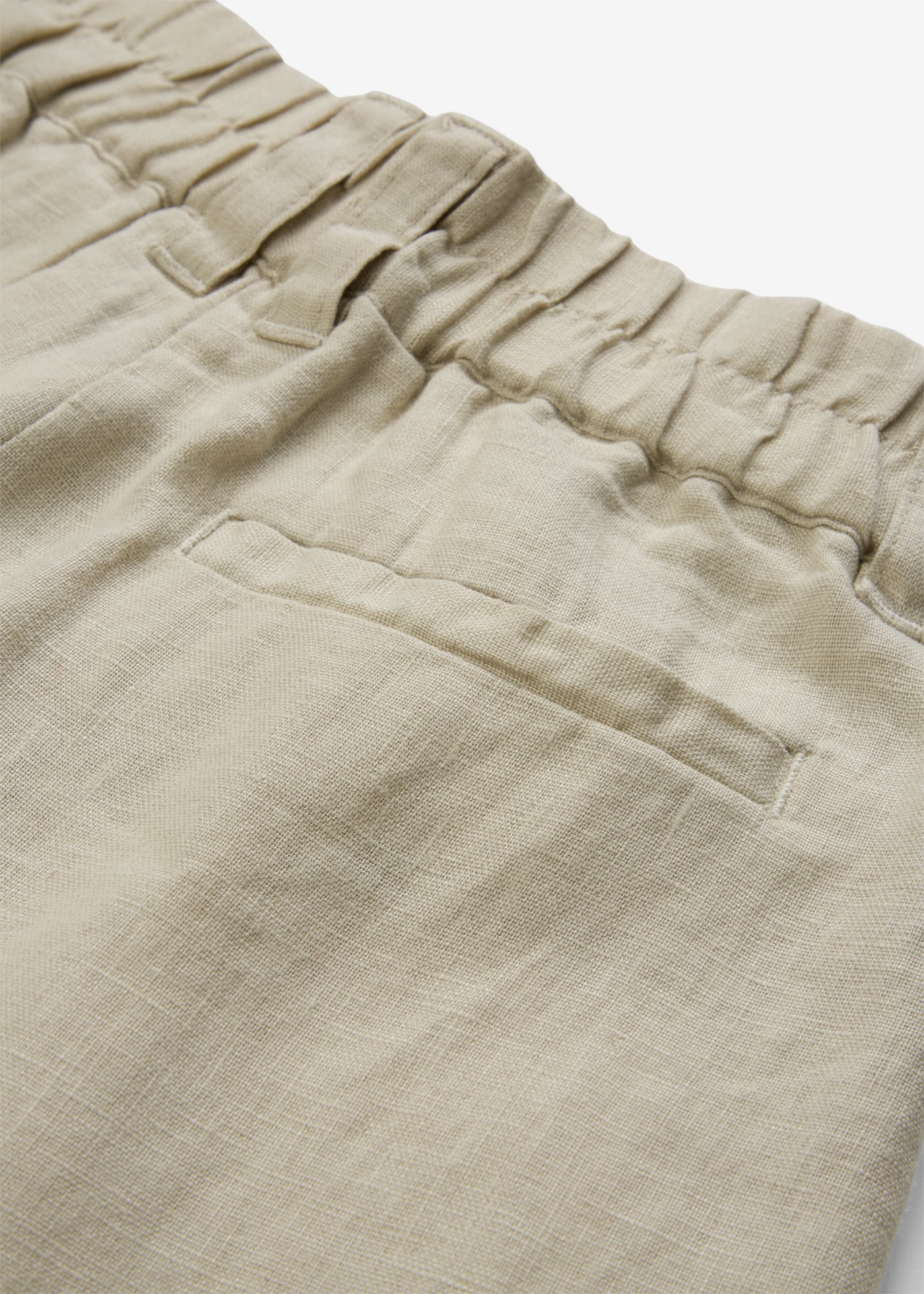 bonprix Pantalon à pinces  aus Leinen, strapazierfähiges Material, Loose Fit, mit Knittereffekt