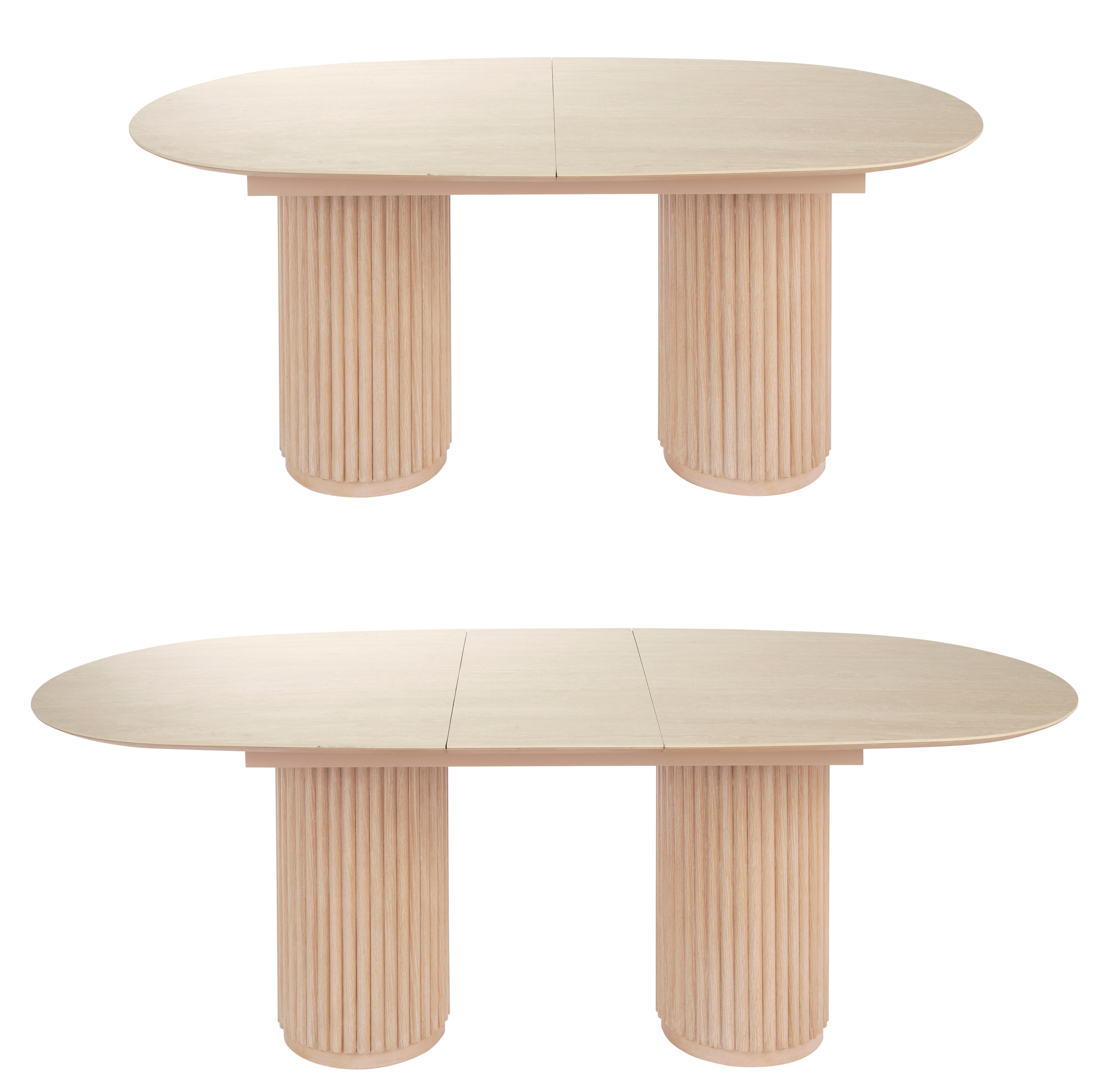 homsy by Ana Johnson Table de salle à manger »Solva« mit pflegeleichter Keramik Platte, ausziehbar auf 220 cm
