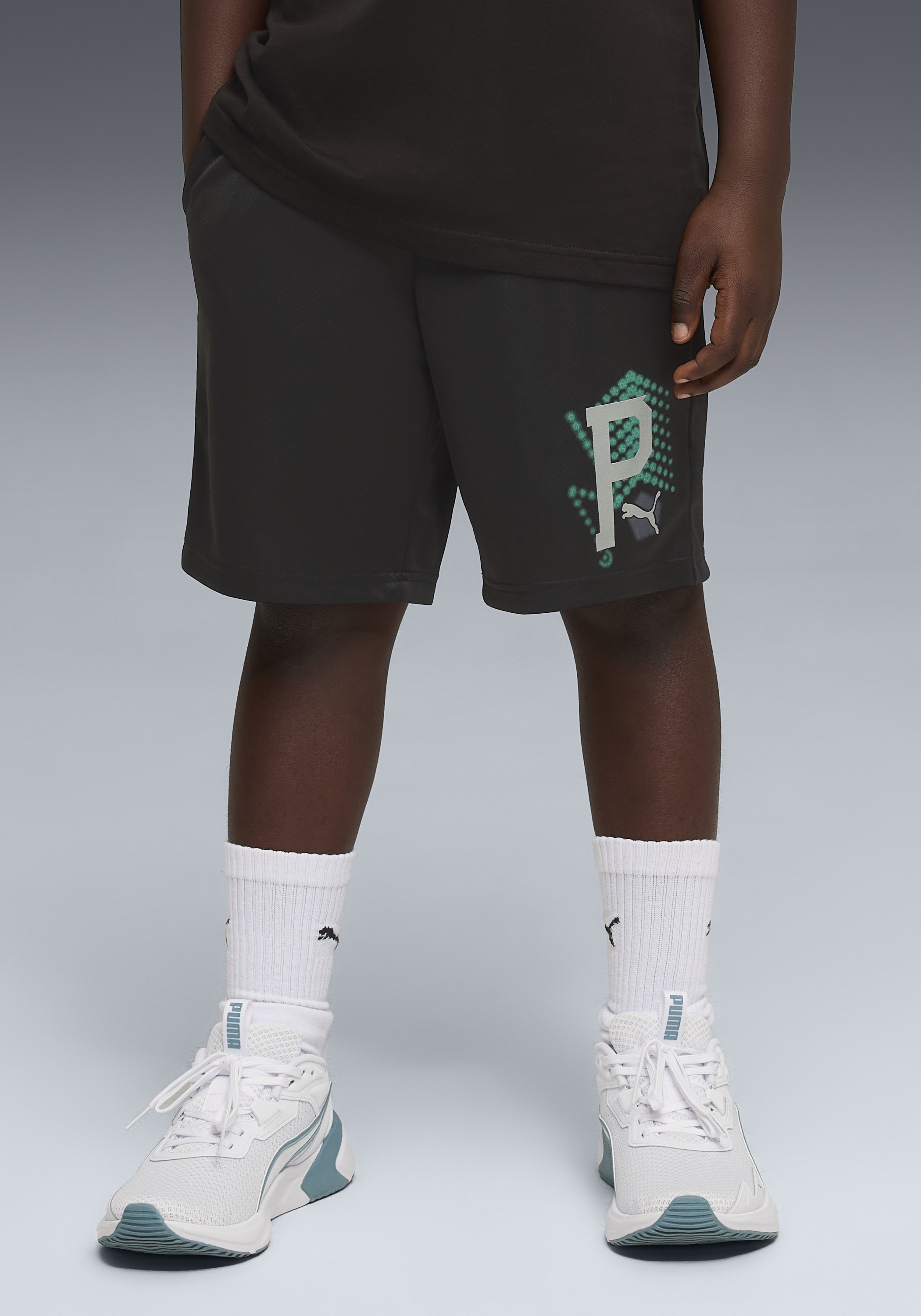 Image of PUMA Trainingsshorts "ACTIVE SPORTS POLY SHORTS B" aus atmungsaktivem Material, mit DryCELL-Technologie, Regular Fit