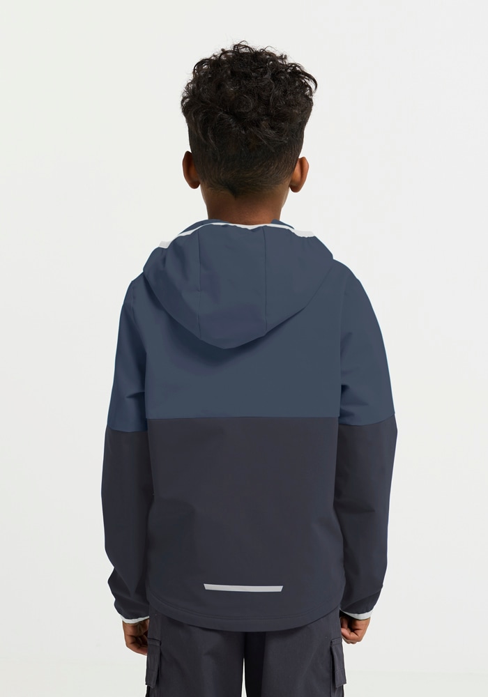 Jack Wolfskin Veste softshell »SANDBIRD HOODED JKT K« mit Kapuze Winddicht, atmungsaktiv, Übergangsjacke