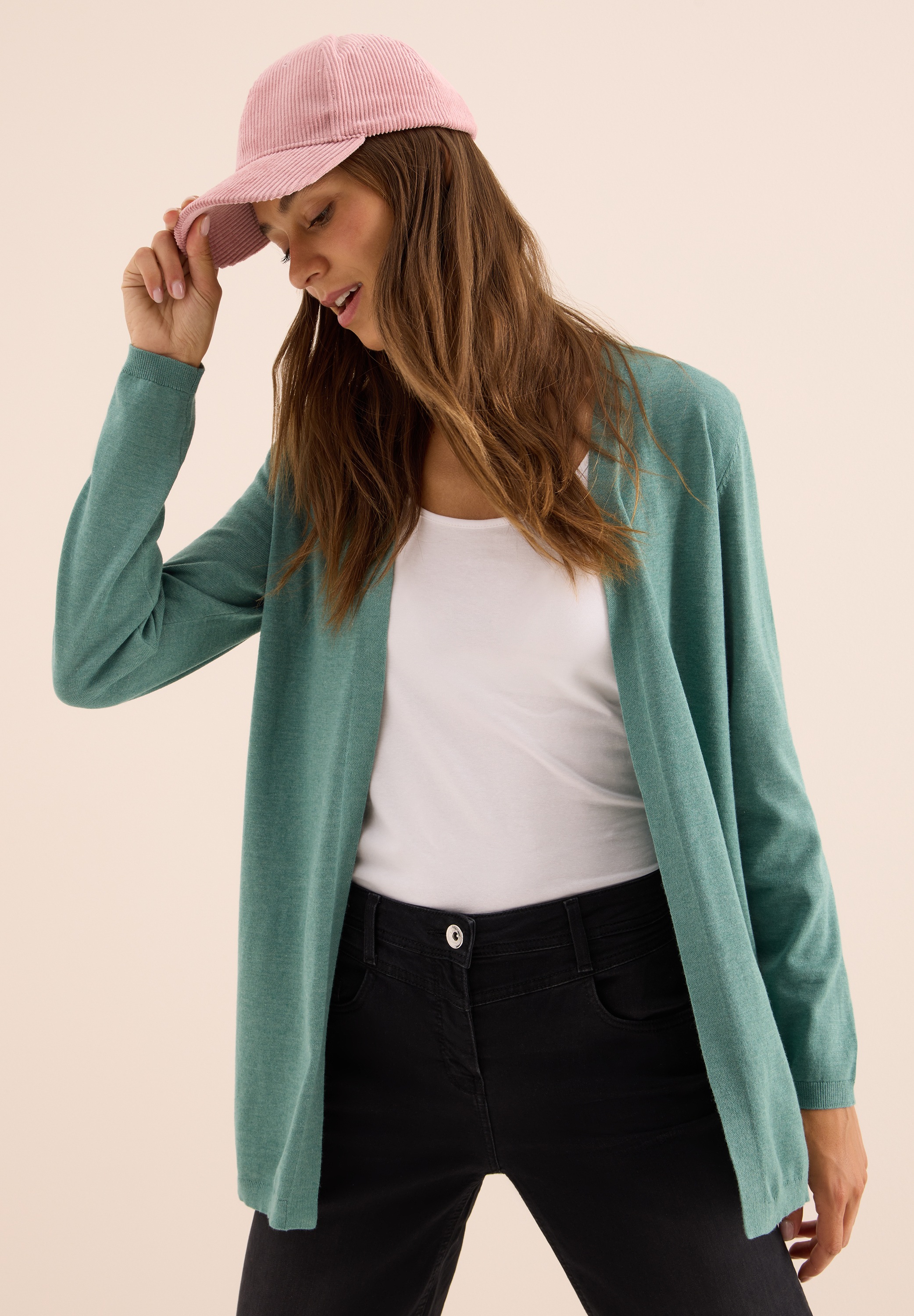 Cecil Longstrickjacke softe Baumwollmischung