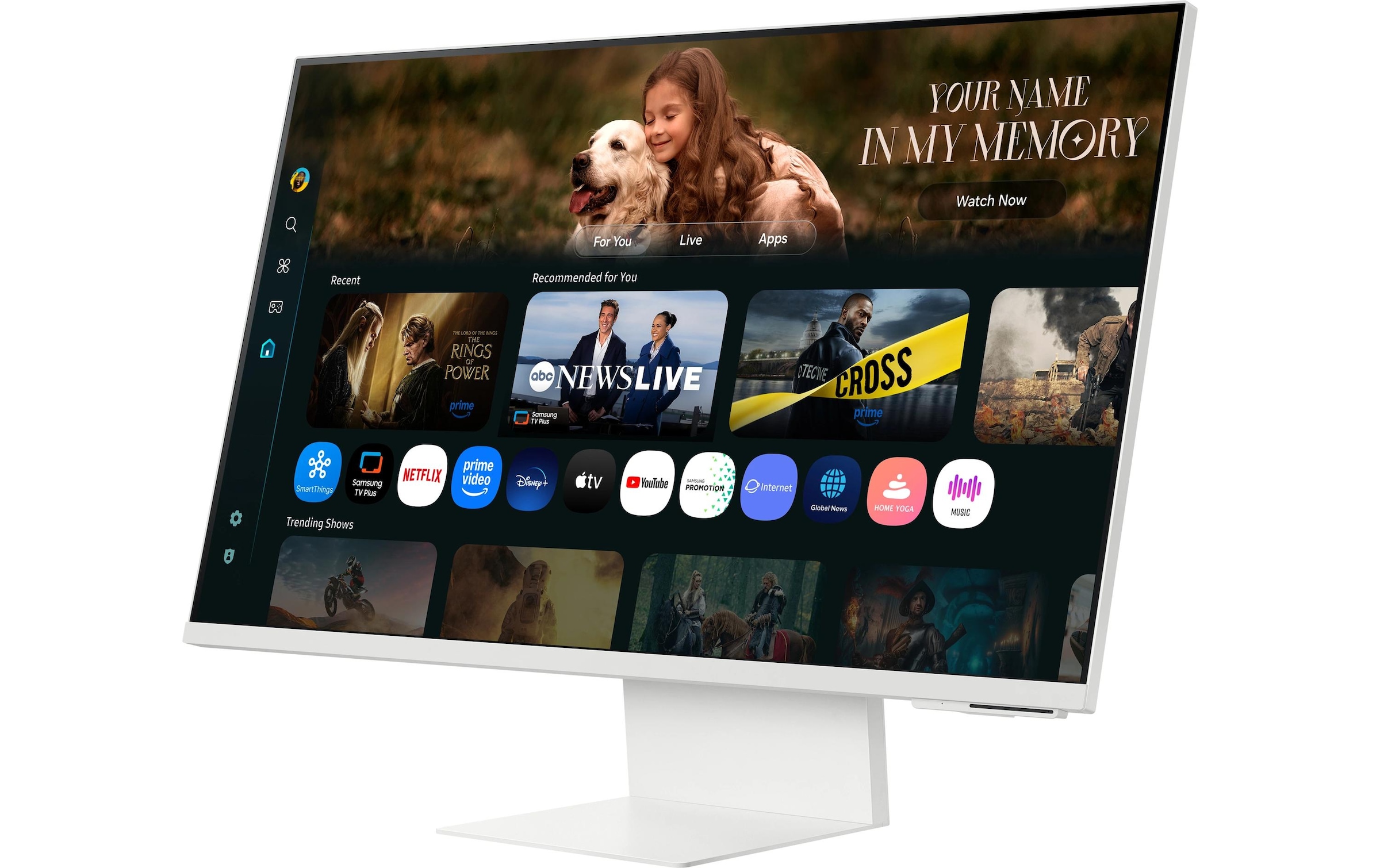 Samsung LCD-Monitor »Monitor M8 LS32FM801UUXEN«, 81,28 cm/32 Zoll, 3840 x 2160 px, 4K Ultra HD, 60 Hz, Webcam