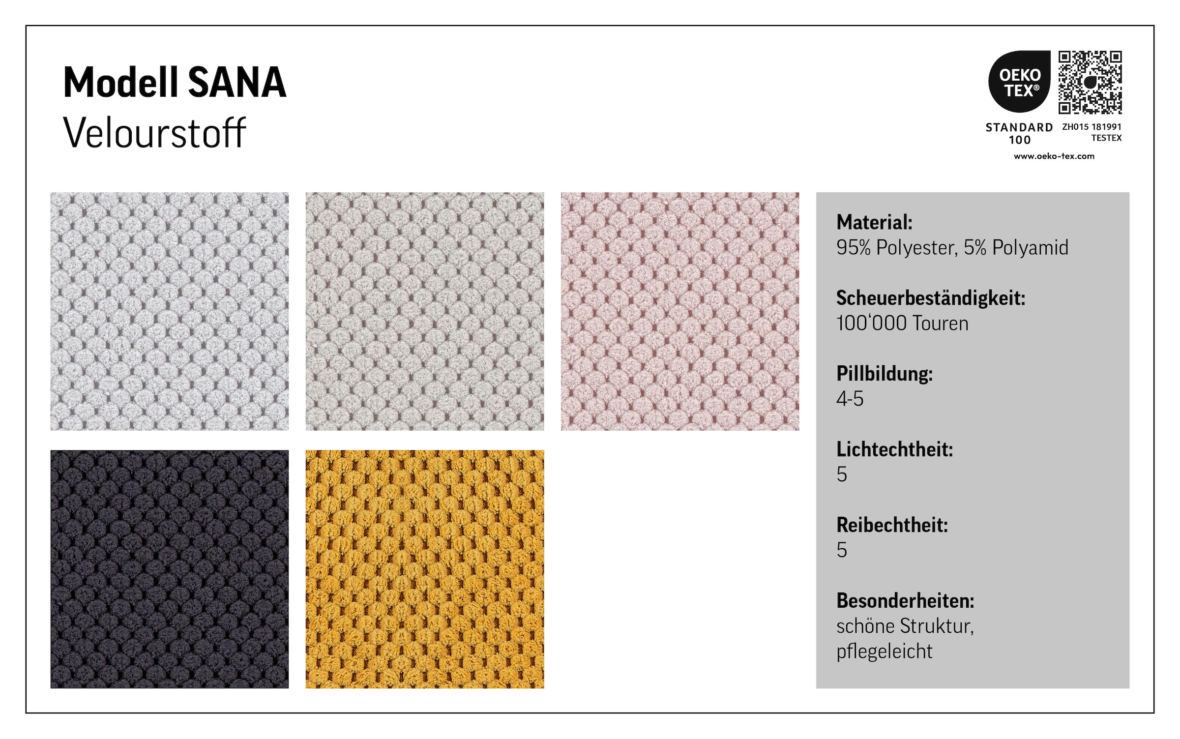 COTTA Loungesofa »Sana, Breite 296 cm« Loungesofa mit Wellenunterfederung