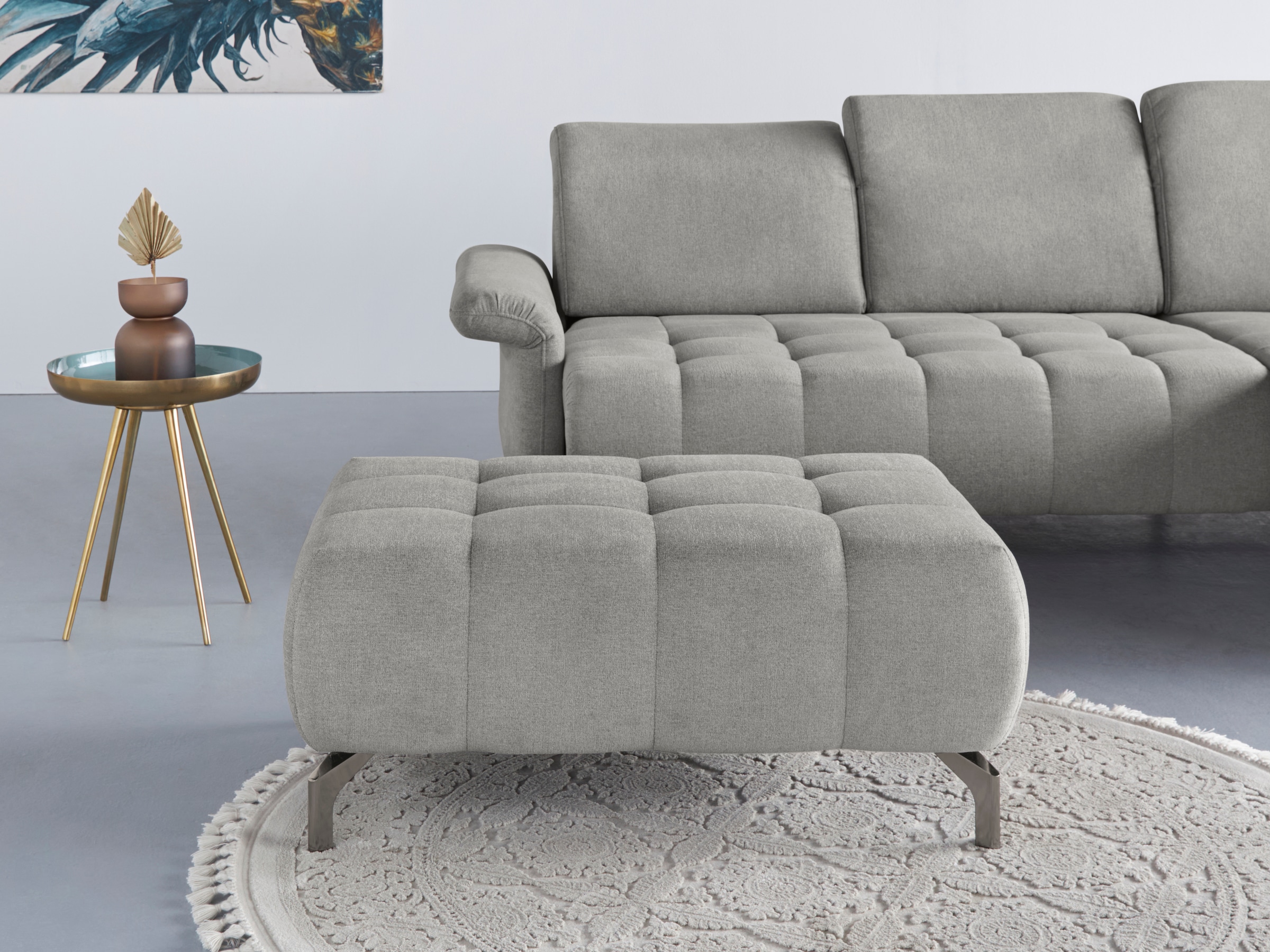 Image of Home affaire Polsterhocker "Fresh" passend zum Ecksofa "Fresh", auch in Bezug Olympia EASY CLEAN