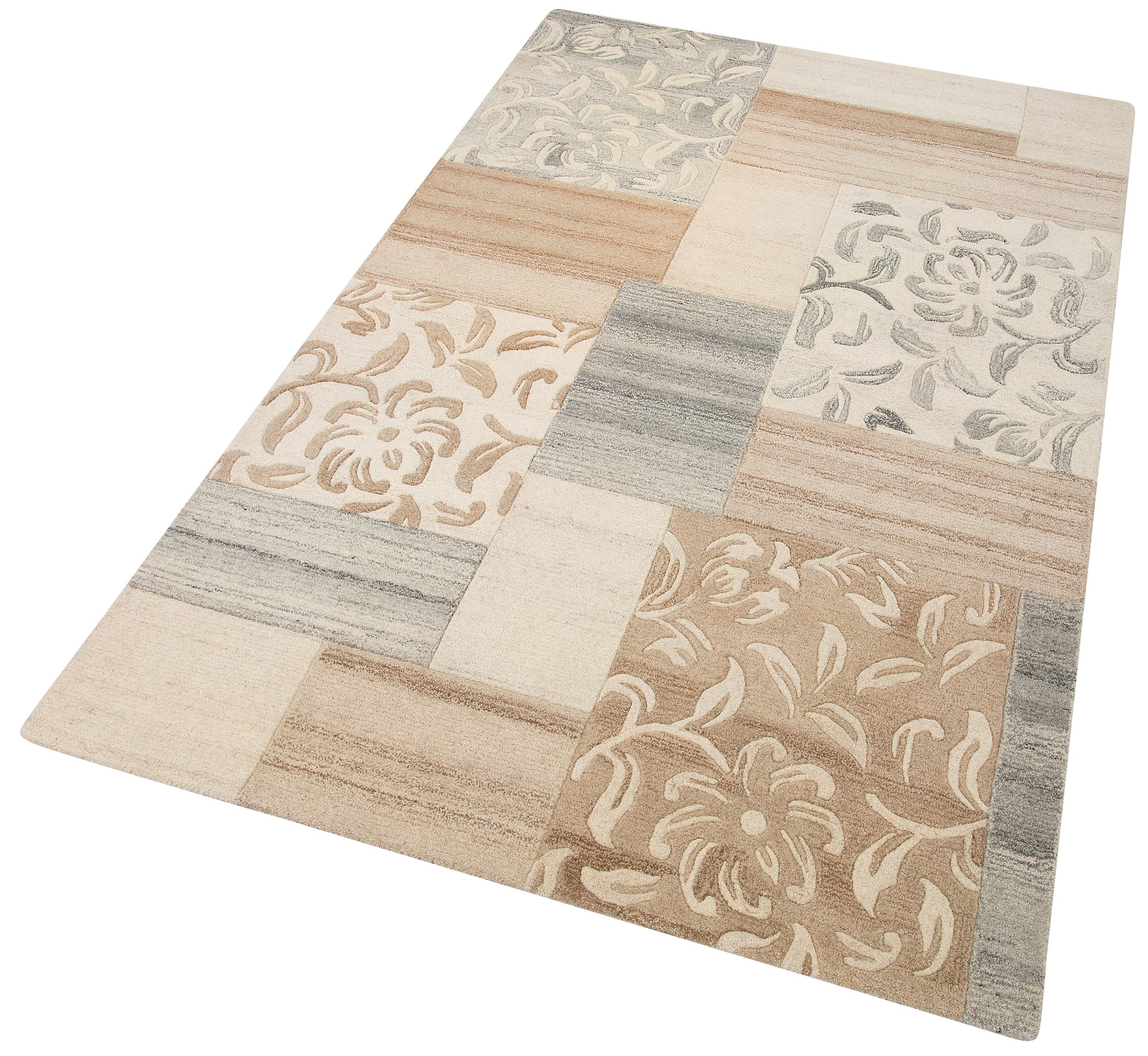 Image of Theko Exklusiv Wollteppich »Nahir«, rechteckig, 14 mm Höhe, reine Wolle, Wohnzimmer bei Ackermann Versand Schweiz